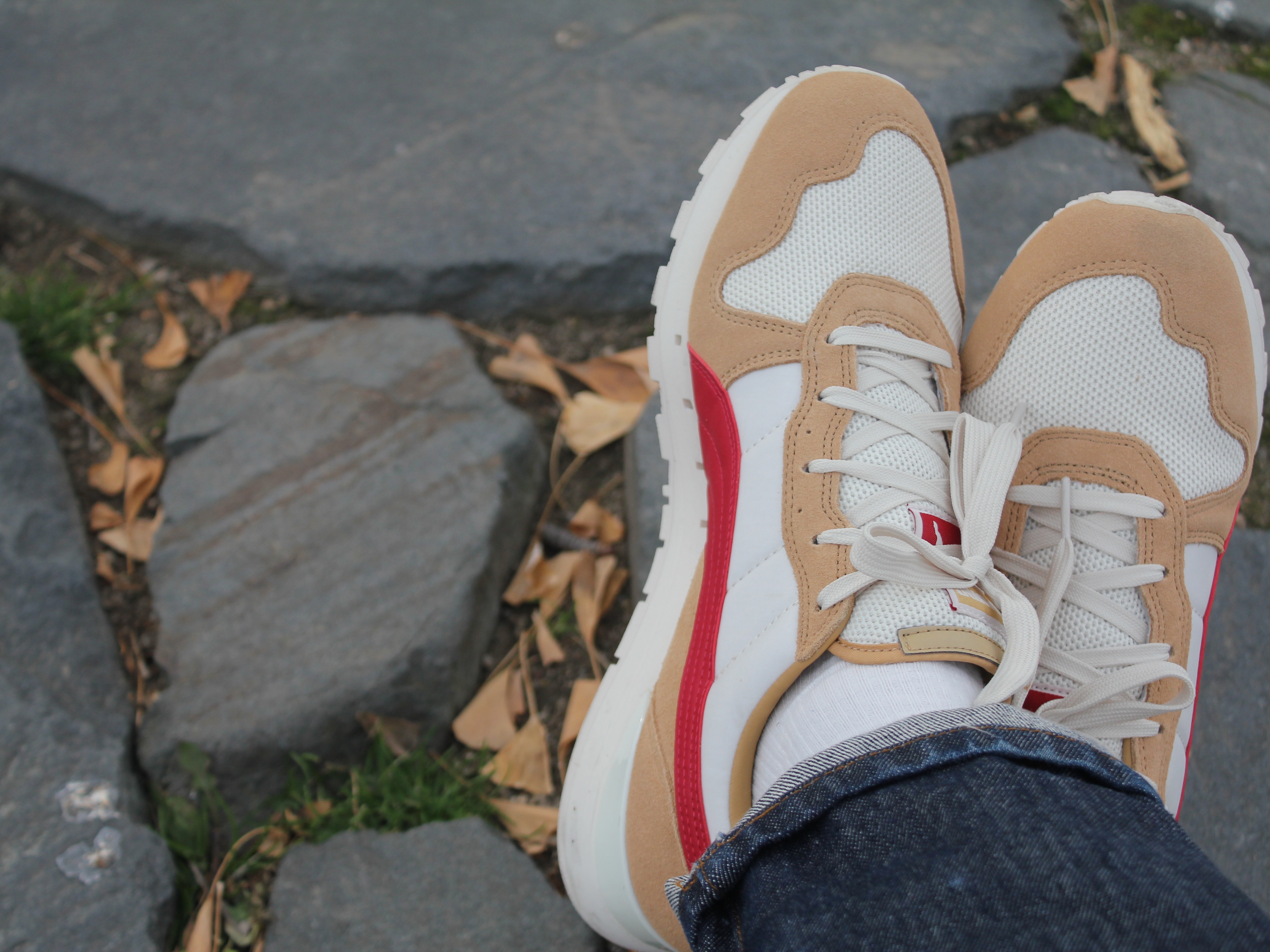 Puma TX-3 White Chili Pepper 착용 스타일 - 2