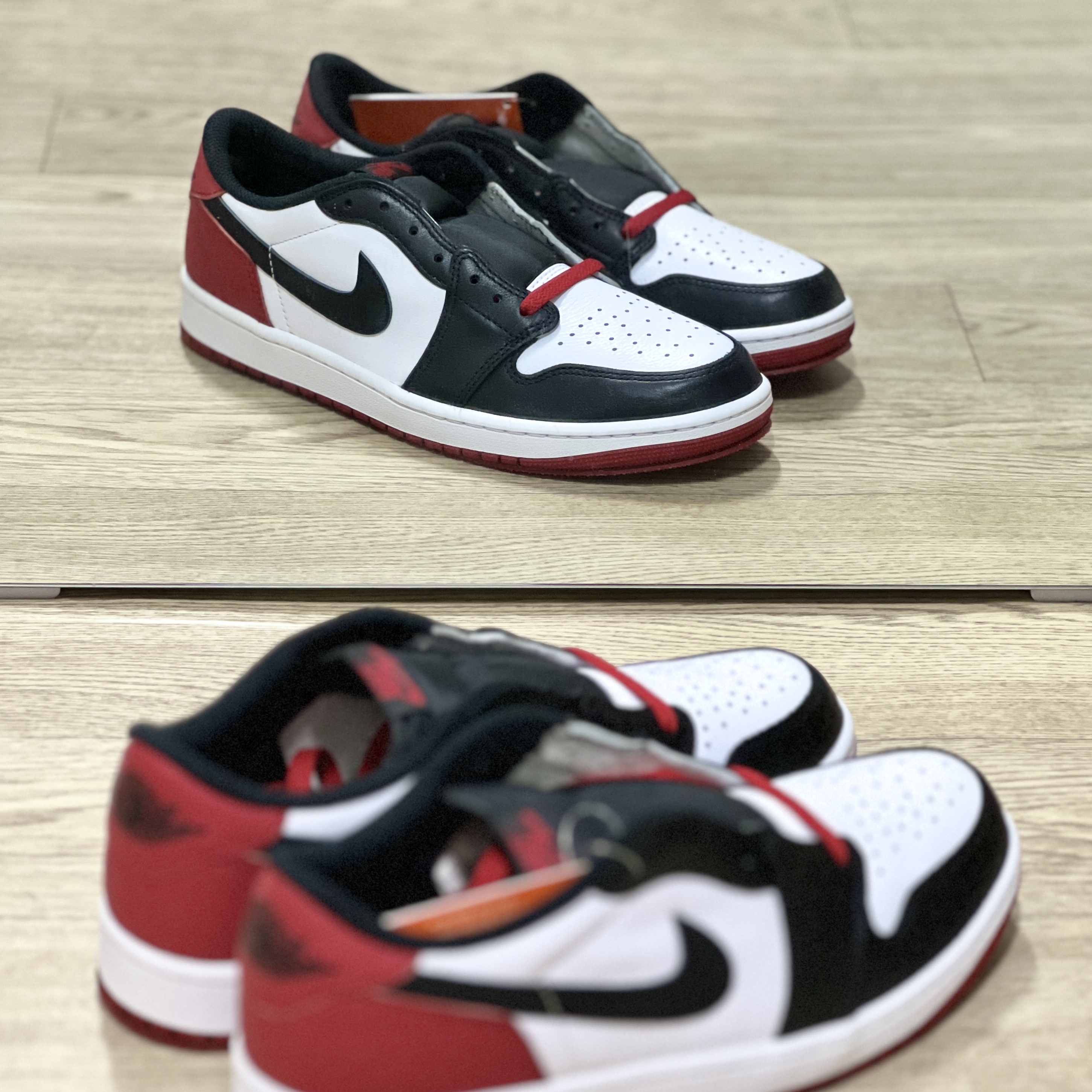 Jordan 1 Retro Low OG Black Toe 착용 스타일