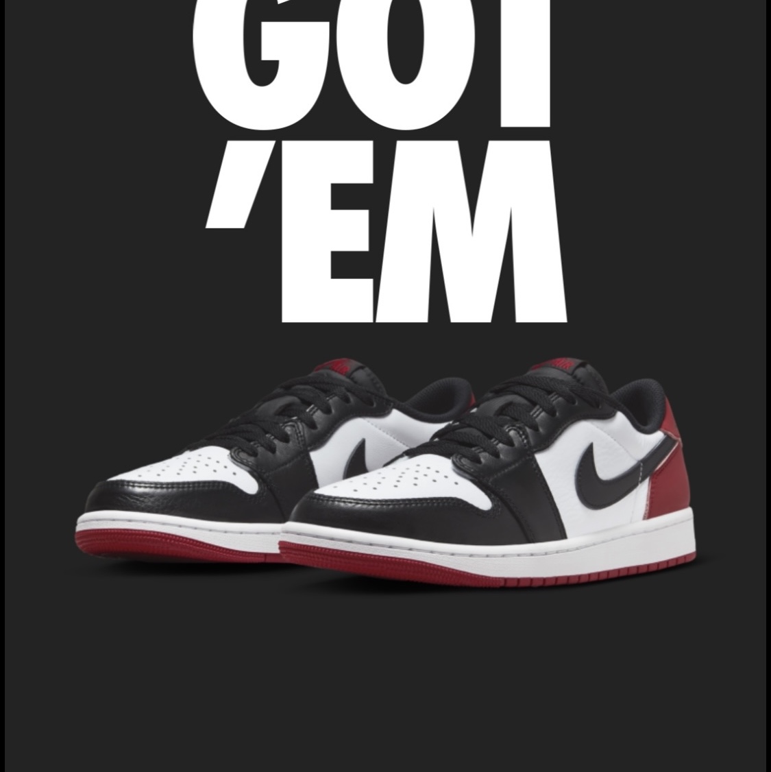 Jordan 1 Retro Low OG Black Toe 착용 스타일 - 4