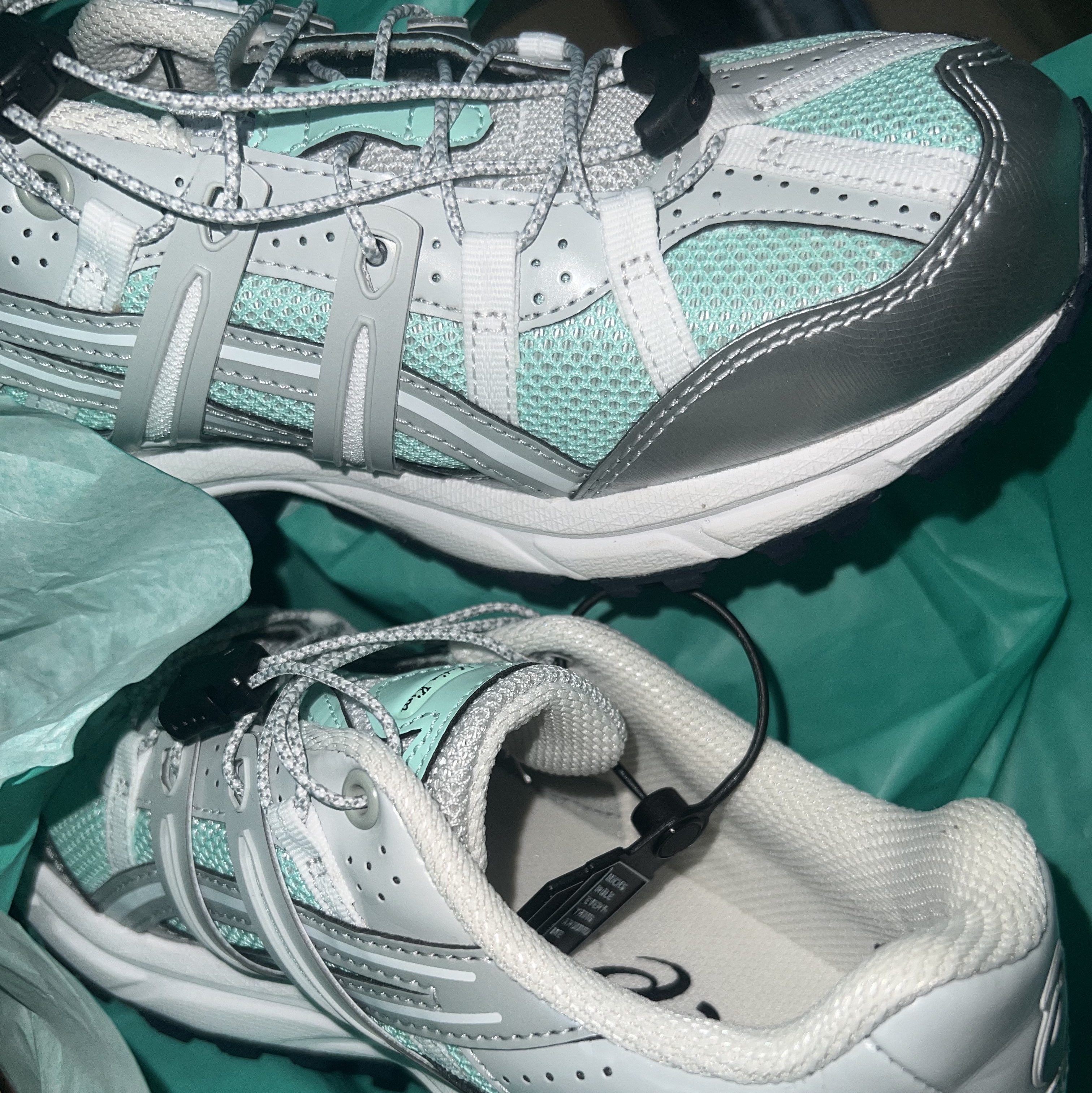 (W) Asics x Matin Kim Gel-Sonoma 15-50 Oasis Green Pure Silver 착용 스타일 - 1