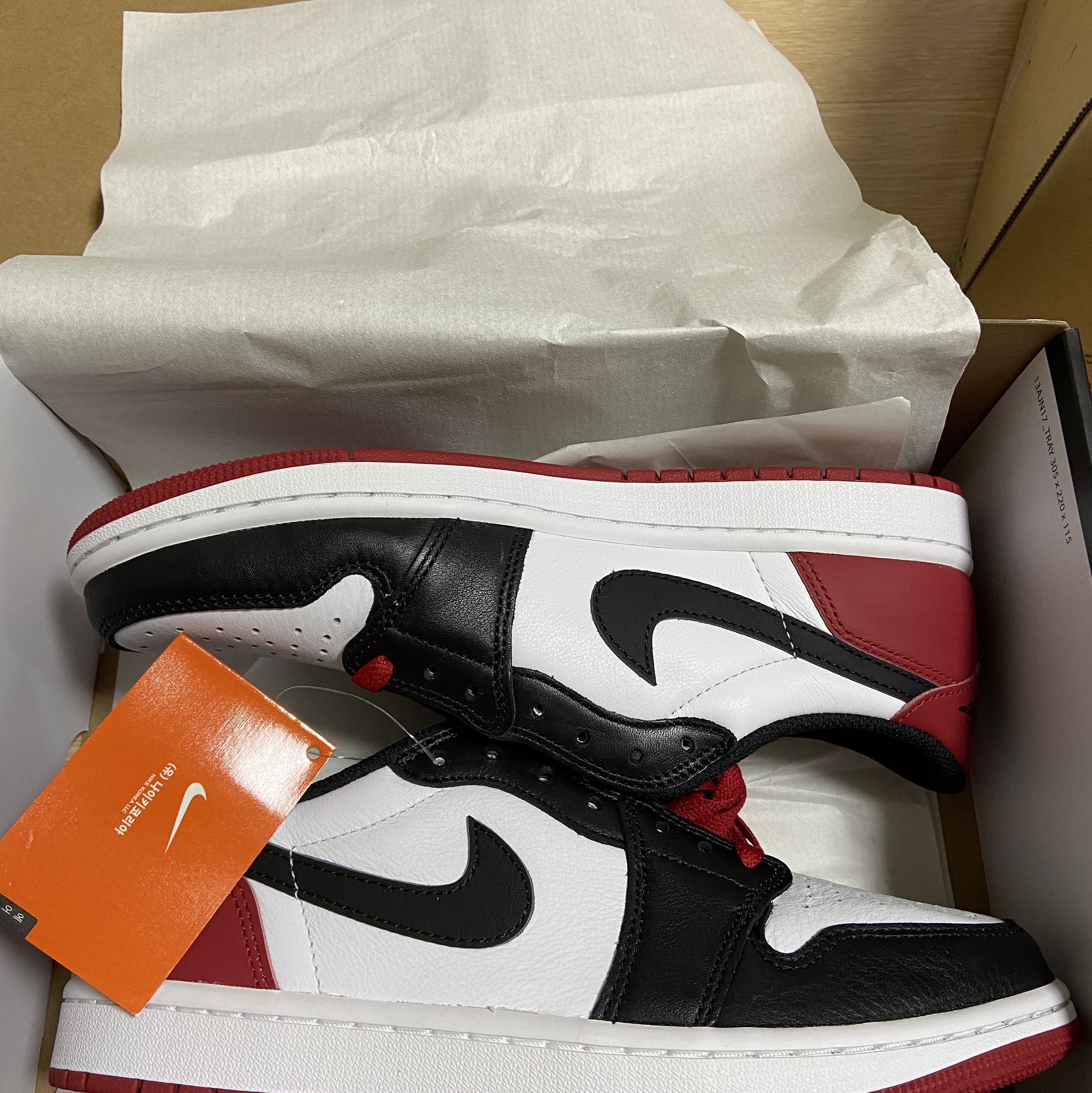 Jordan 1 Retro Low OG Black Toe 착용 스타일