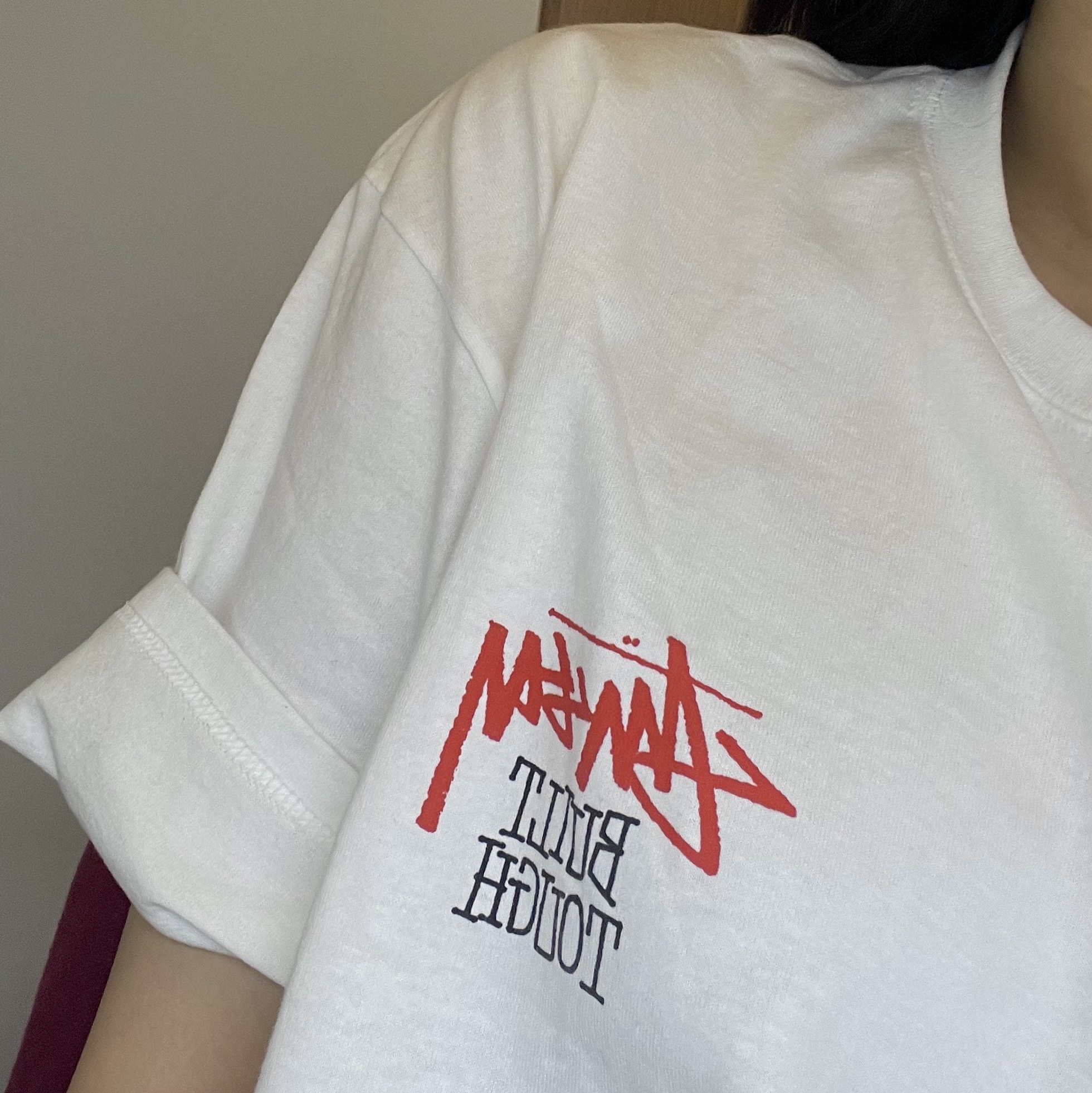Stussy Built Tough T-Shirt White 착용 스타일