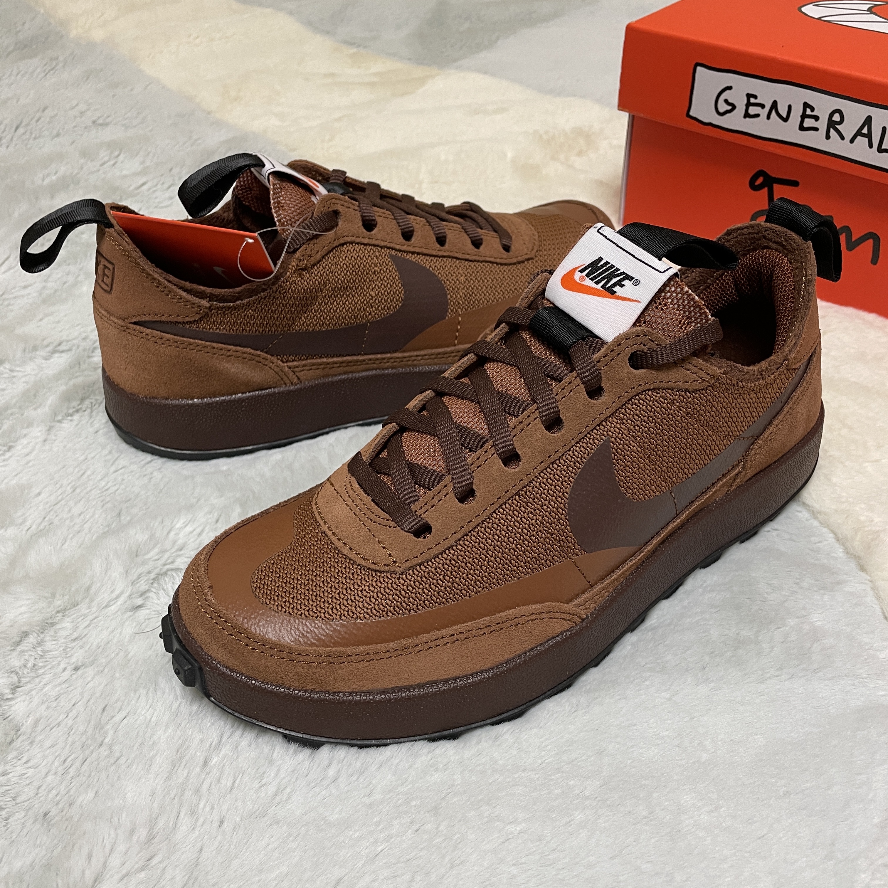Nike x Tom Sachs General Purpose Shoe Brown 착용 스타일