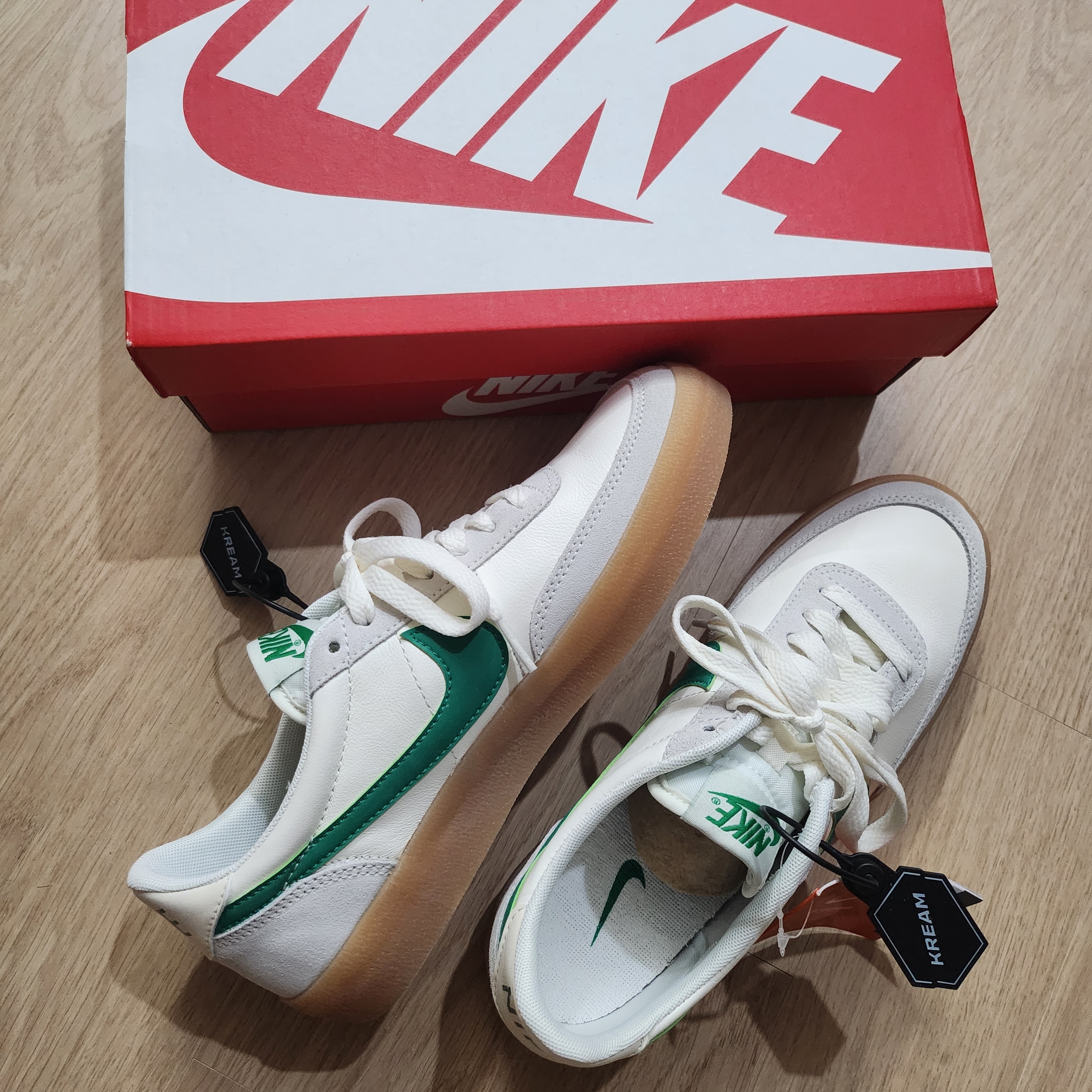 Nike x J.Crew Killshot 2 Lucid Green 착용 스타일 - 1