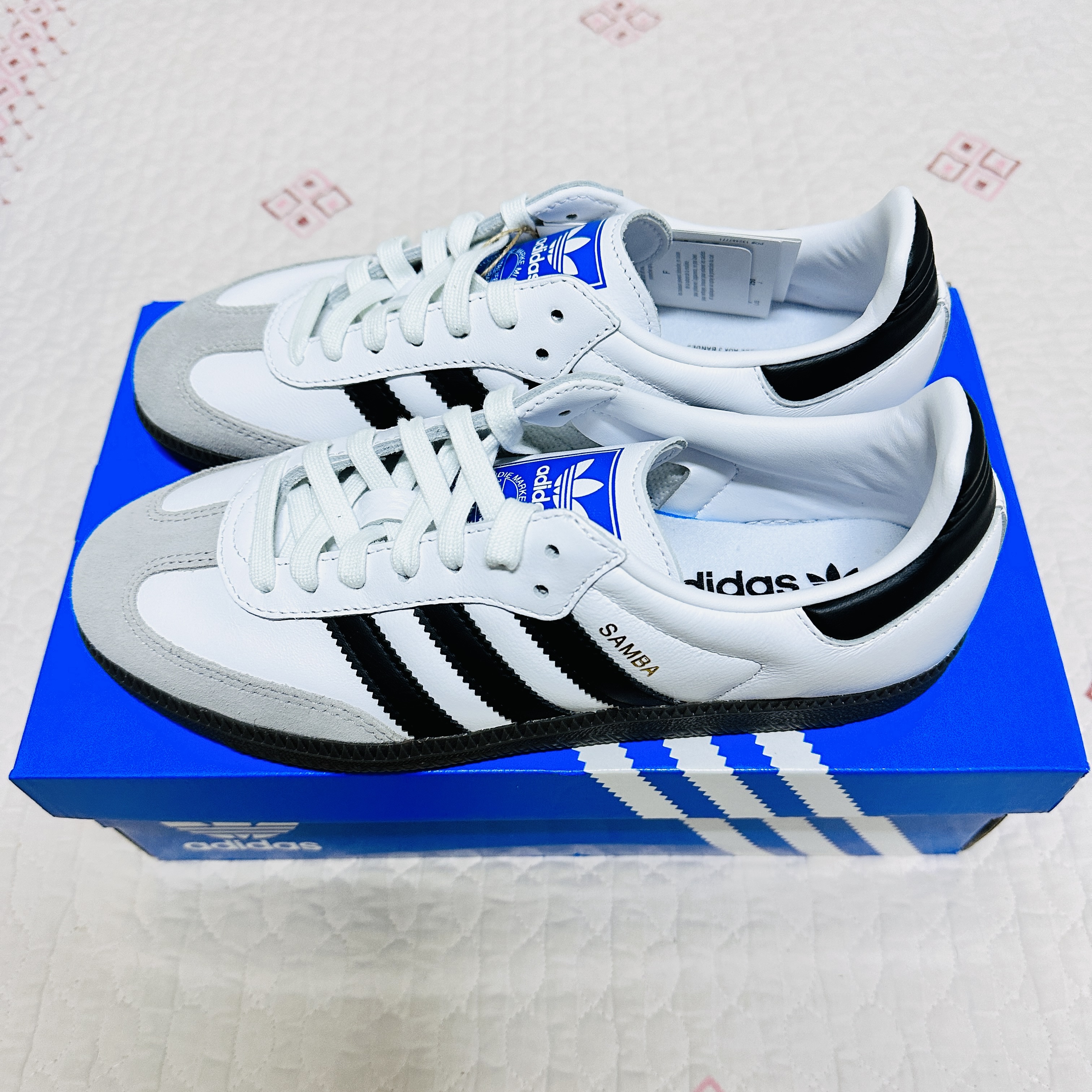 Adidas Samba OG Cloud White 착용 스타일 - 2