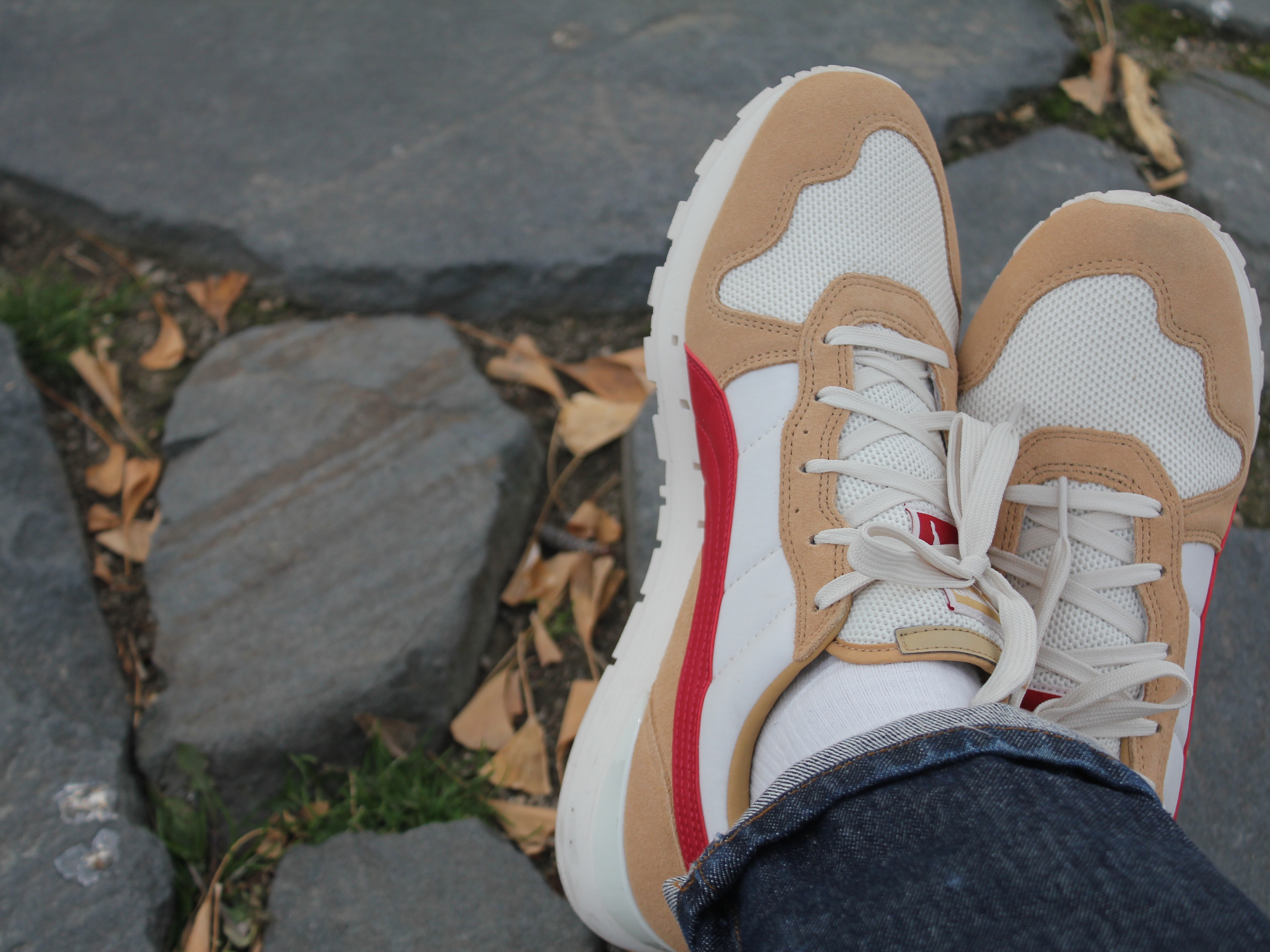 Puma TX-3 White Chili Pepper 착용 스타일 - 1