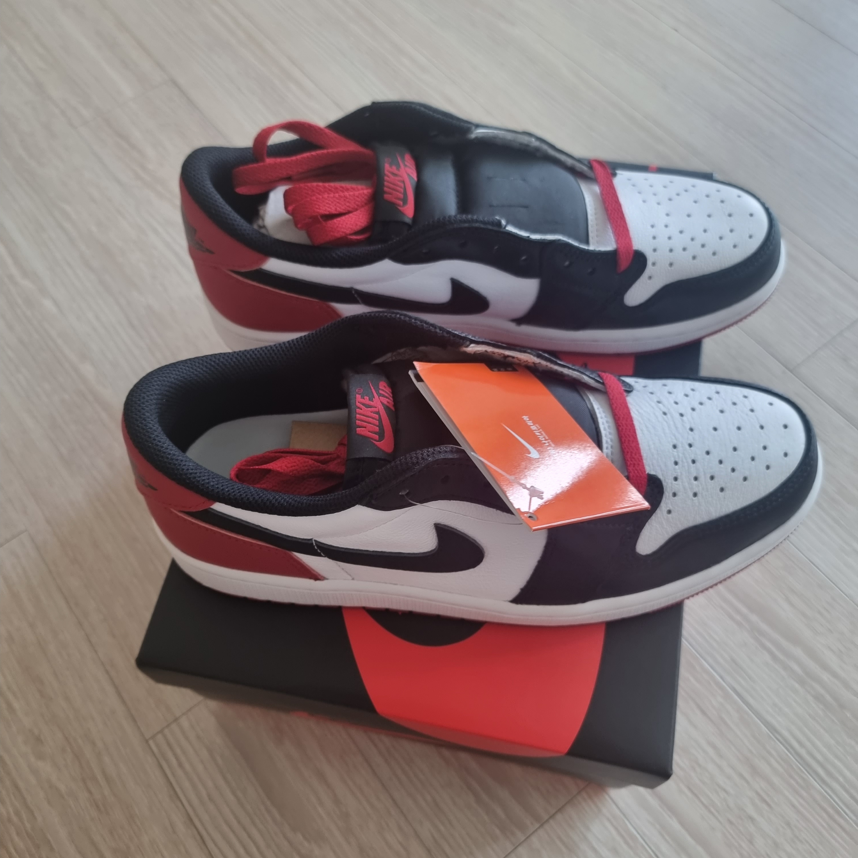 Jordan 1 Retro Low OG Black Toe 착용 스타일