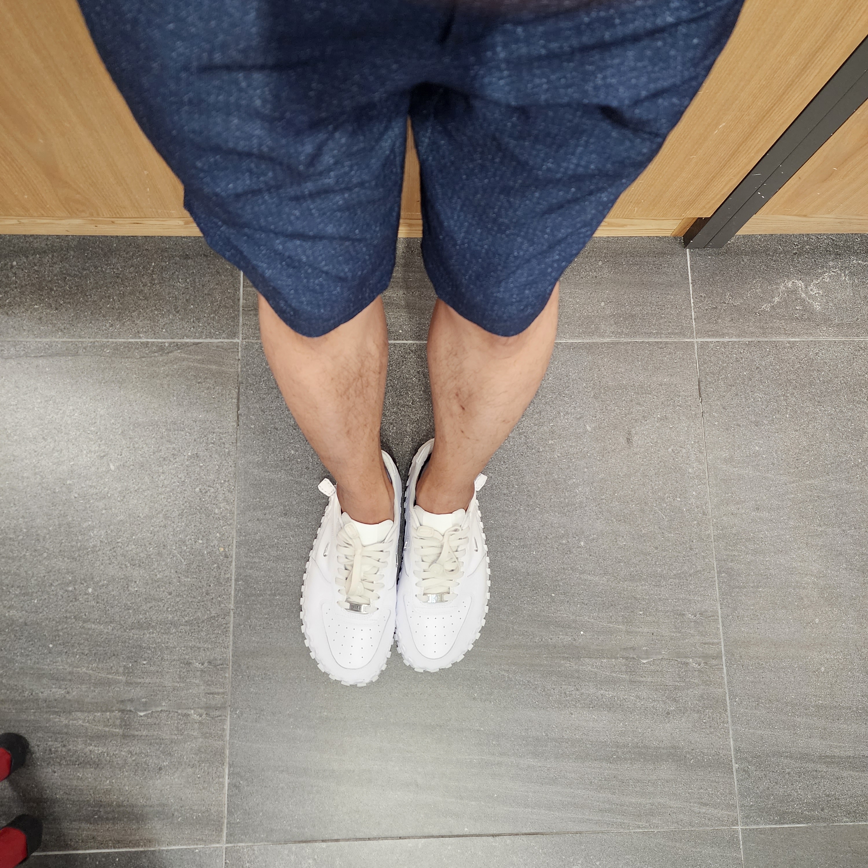 Nike x Jacquemus J Force 1 Low LX SP White 착용 스타일
