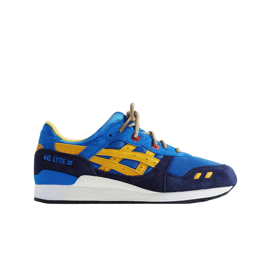 아식스 x 키스 x 마블 젤 라이트 3 07 리마스터드 사이클롭스 로얄 블루 옐로우(Asics x Kith x Marvel Gel-Lyte III 07 Remastered Cyclops Royal Blue Yellow) - 1