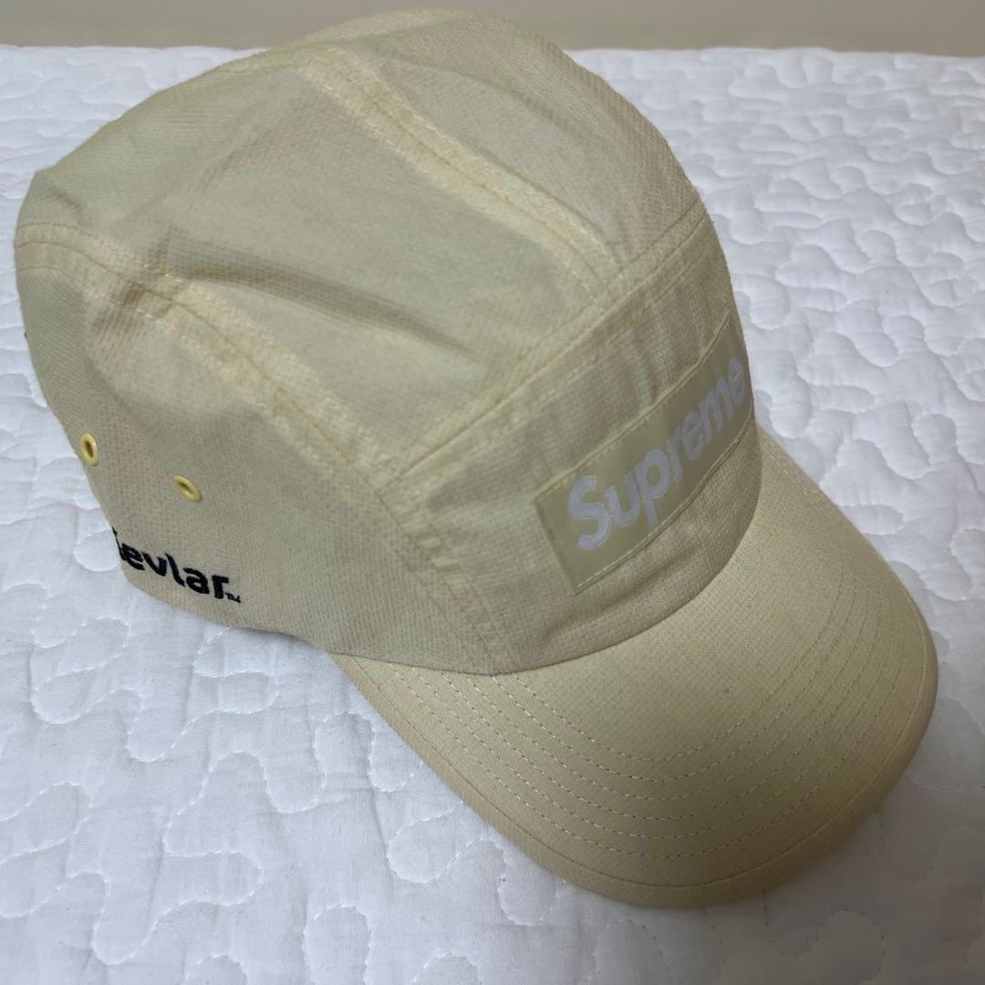 Supreme Kevlar Camp Cap Off White - 23SS 착용 스타일 - 2