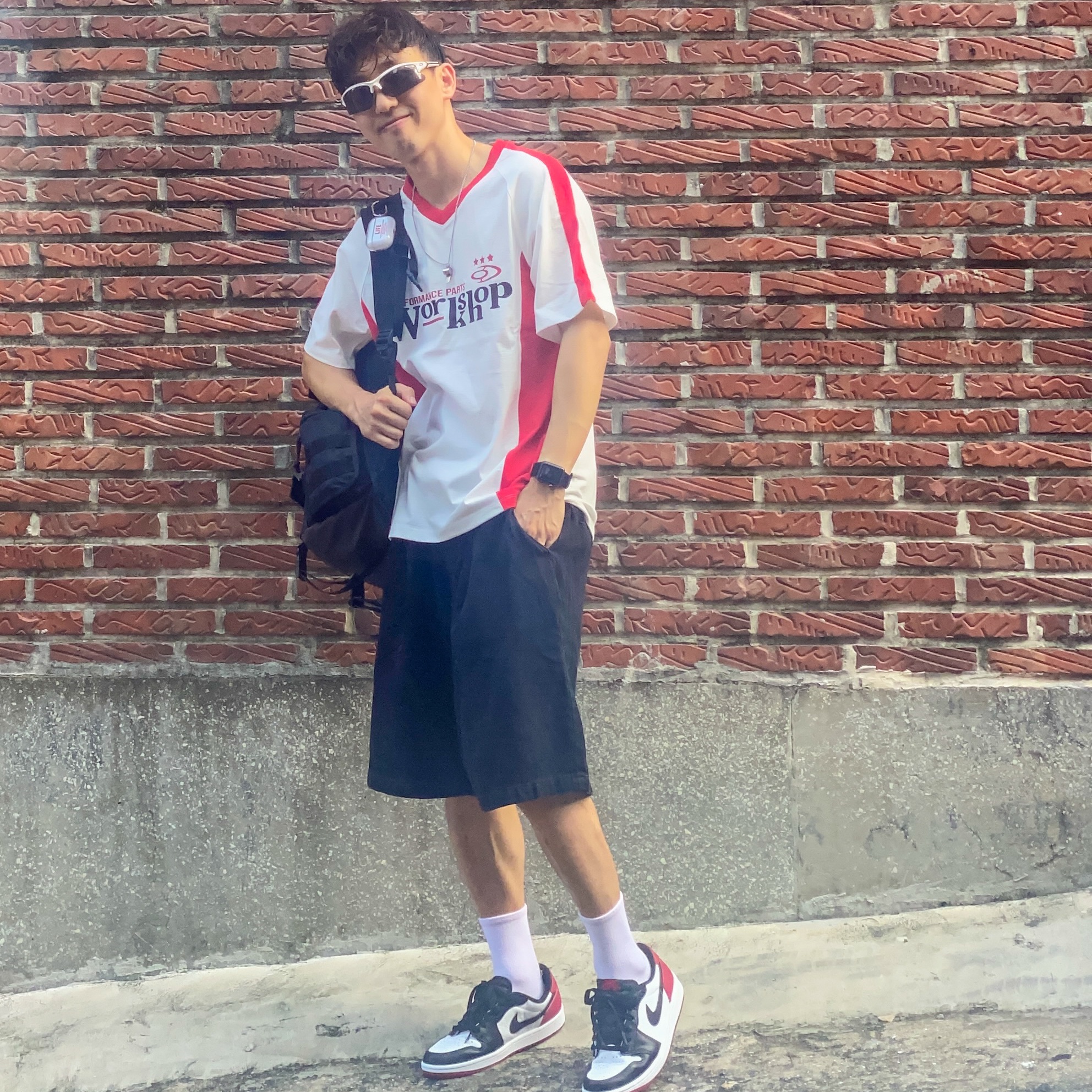 Jordan 1 Retro Low OG Black Toe 착용 스타일 - 2