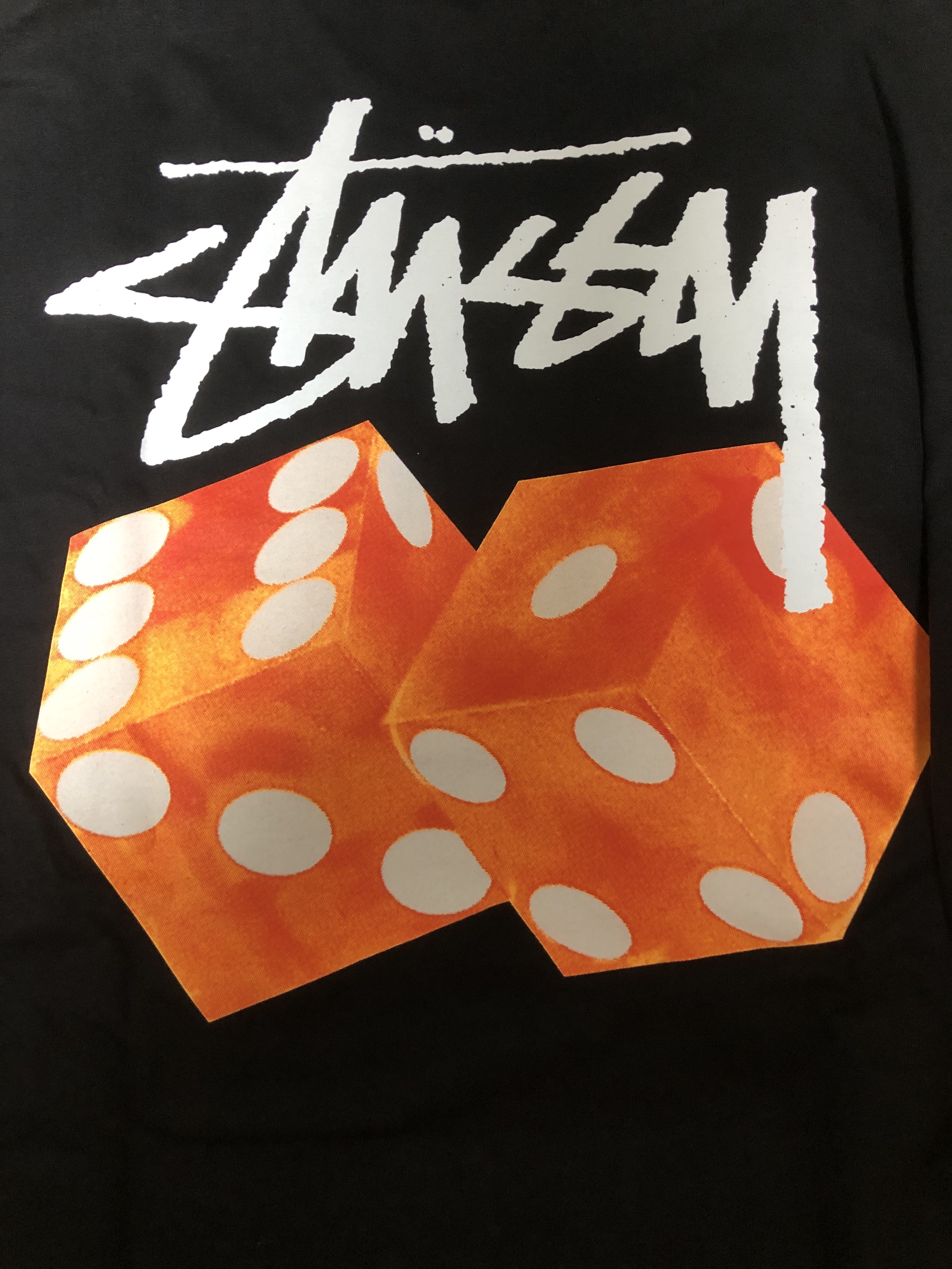 Stussy Diced Out T-Shirt Black 착용 스타일