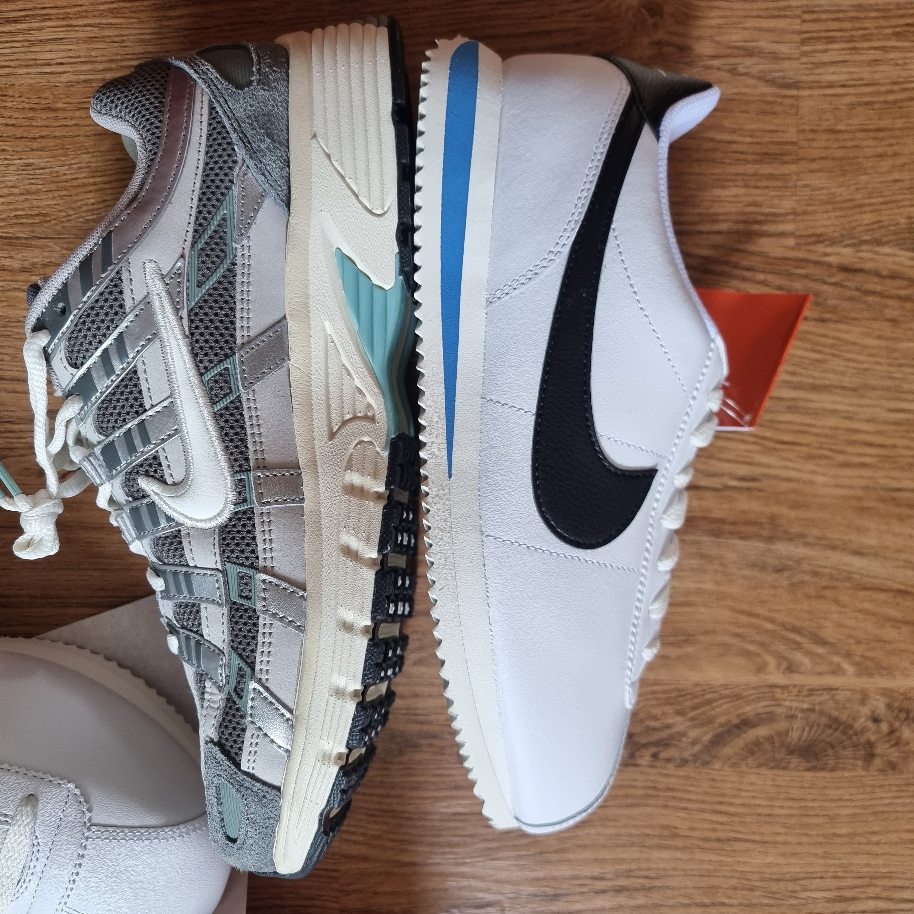 Nike P-6000 Flat Pewter Light Iron Ore 착용 스타일 - 4