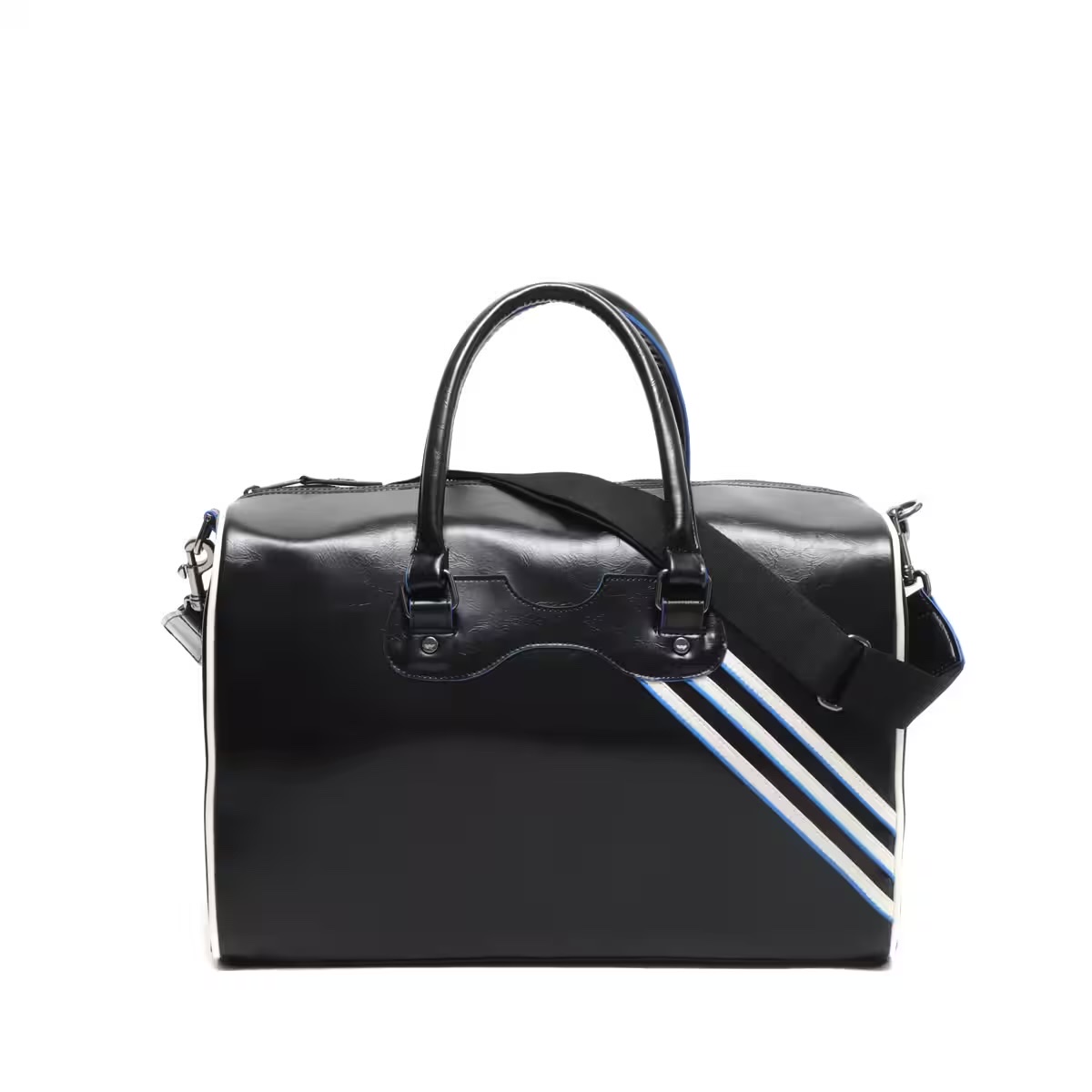 Adidas Blue Version Duffle Bag Black 착용 스타일 - 4
