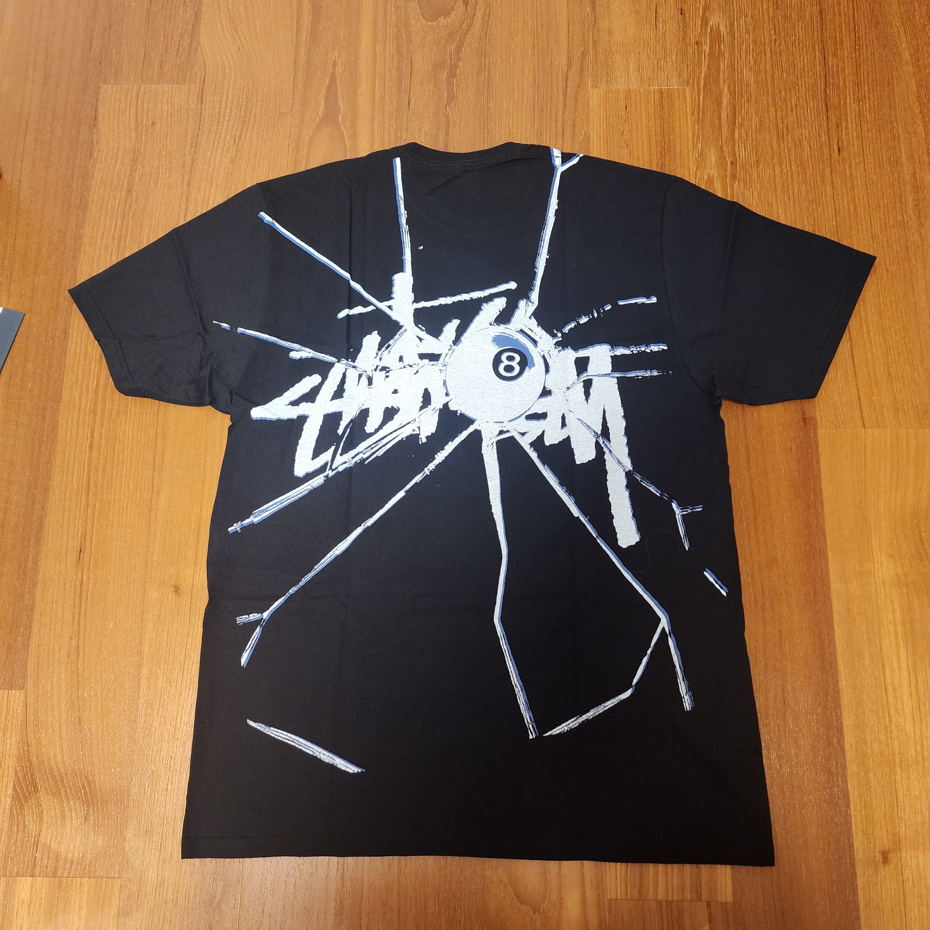 Stussy Shattered T-Shirt Black 착용 스타일 - 2
