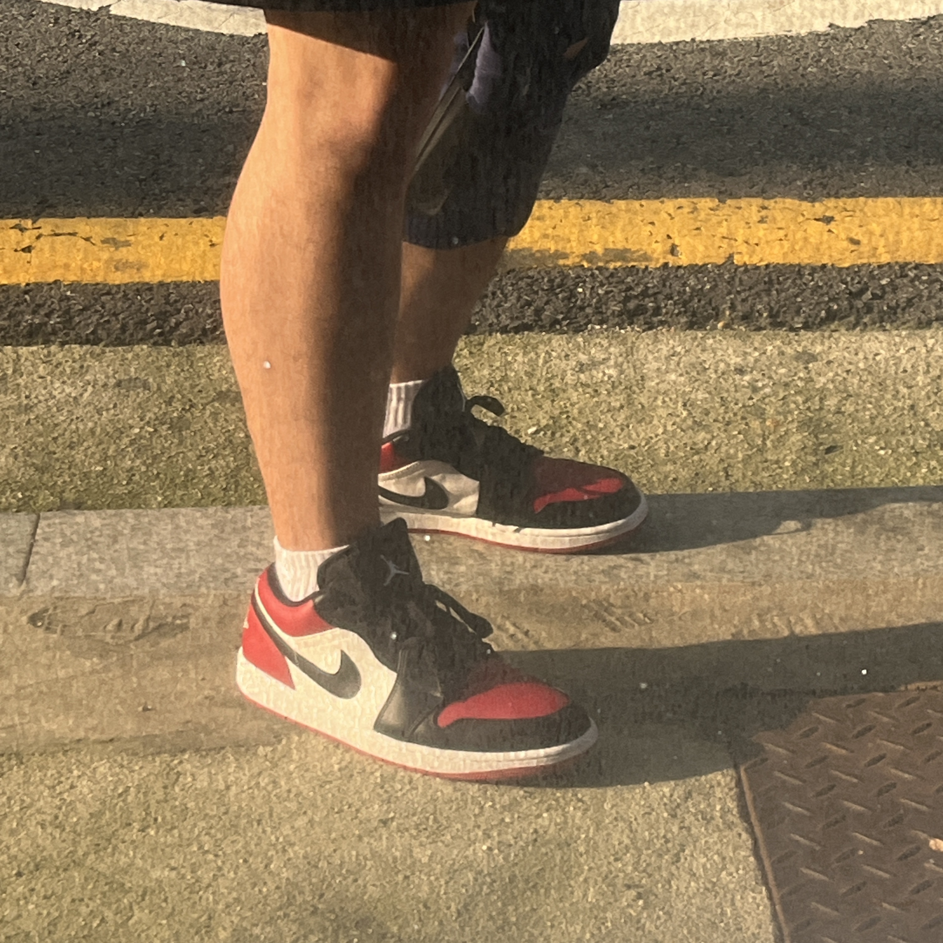 Jordan 1 Low Bred Toe 착용 스타일