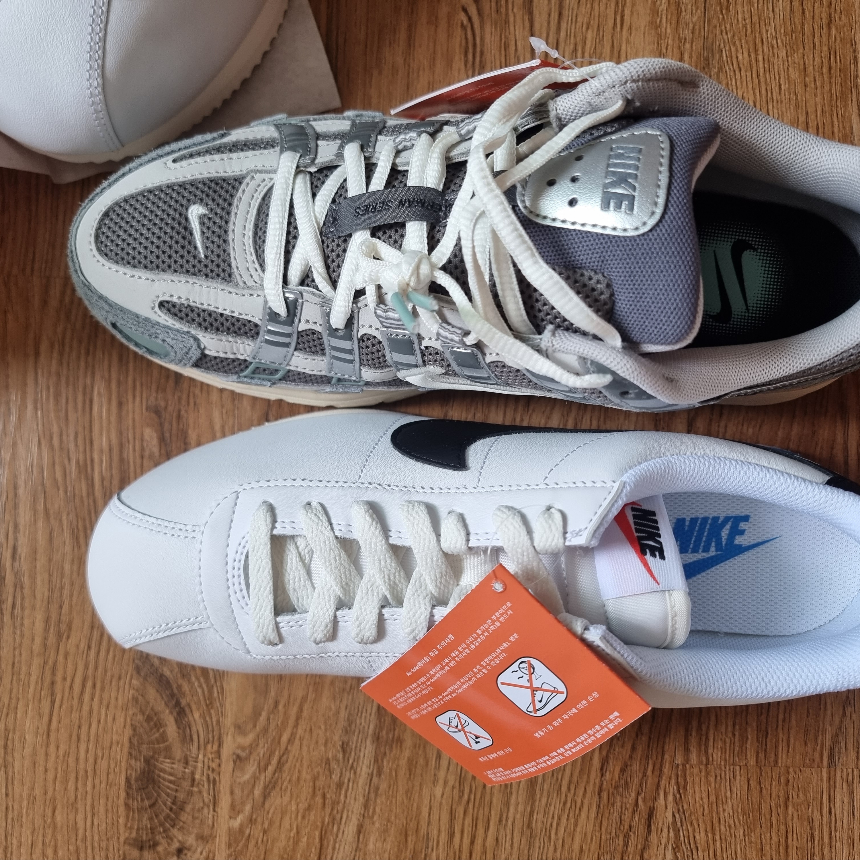 Nike P-6000 Flat Pewter Light Iron Ore 착용 스타일 - 3