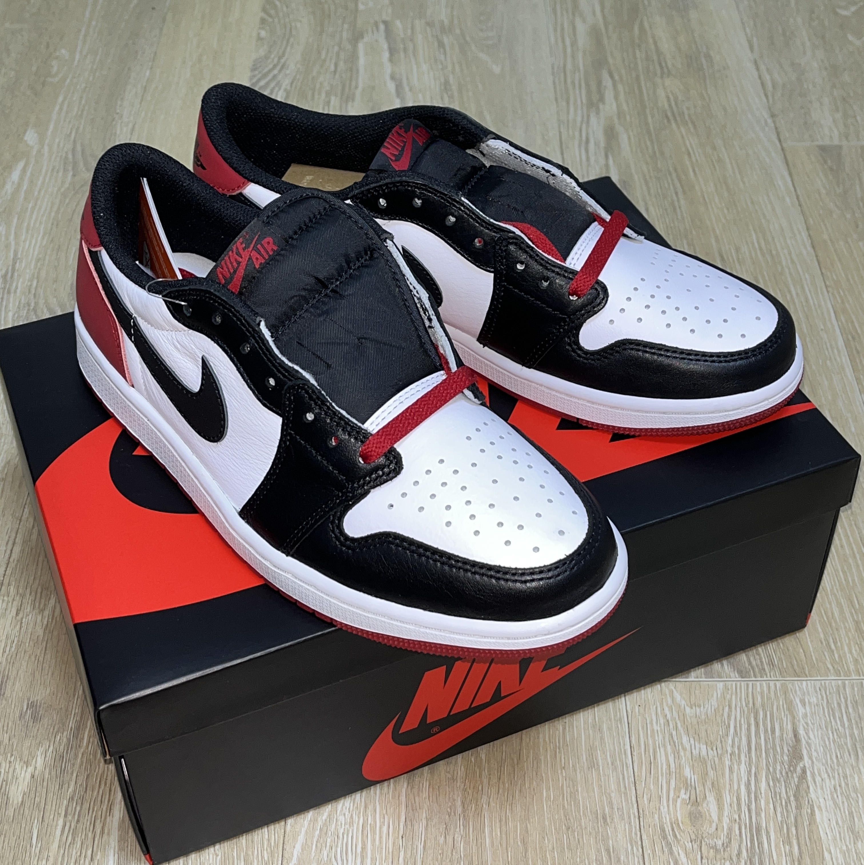 Jordan 1 Retro Low OG Black Toe 착용 스타일