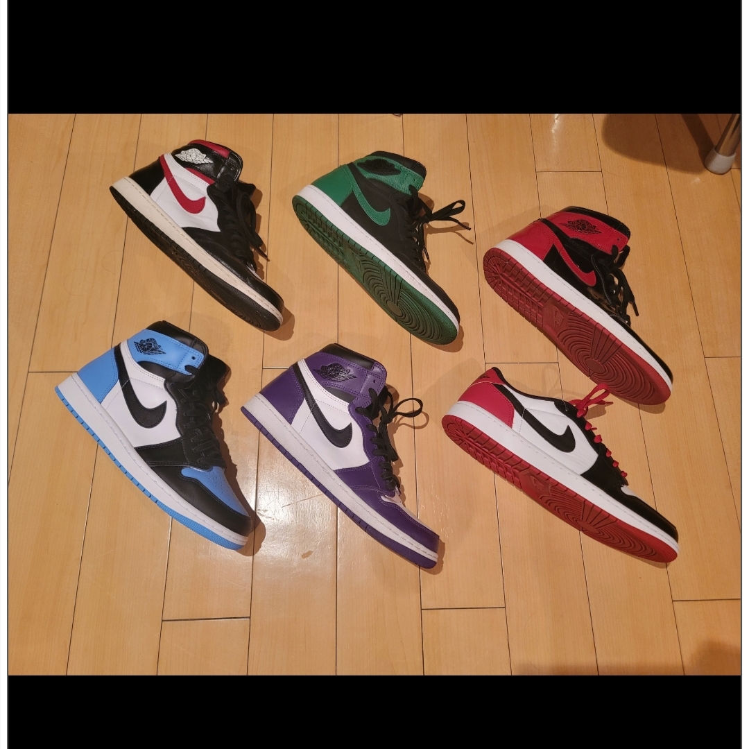 Jordan 1 Retro Low OG Black Toe, Jordan 1 Retro High OG Patent Bred 착용 스타일