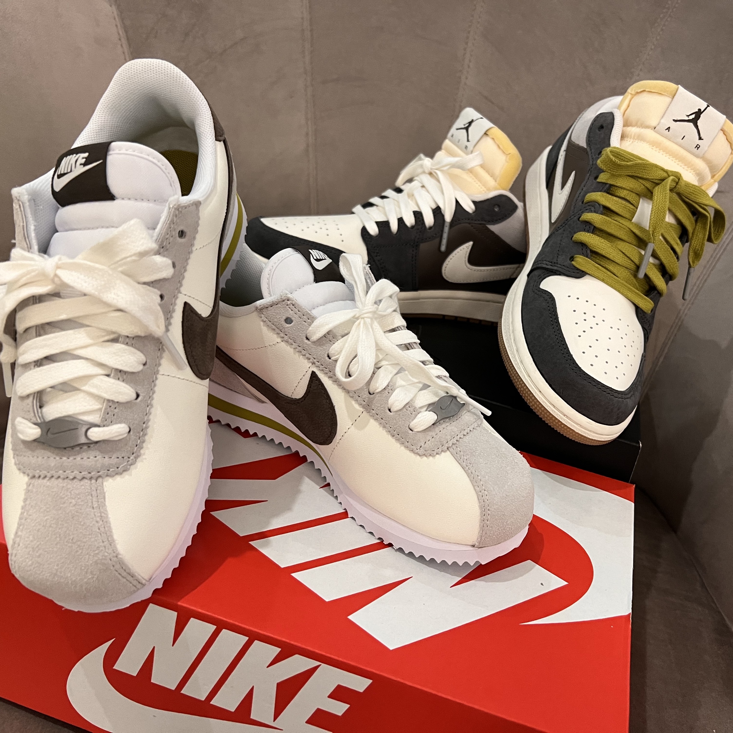 Jordan 1 Low Kkachi, (W) Nike Cortez 23 Kkachi 착용 스타일