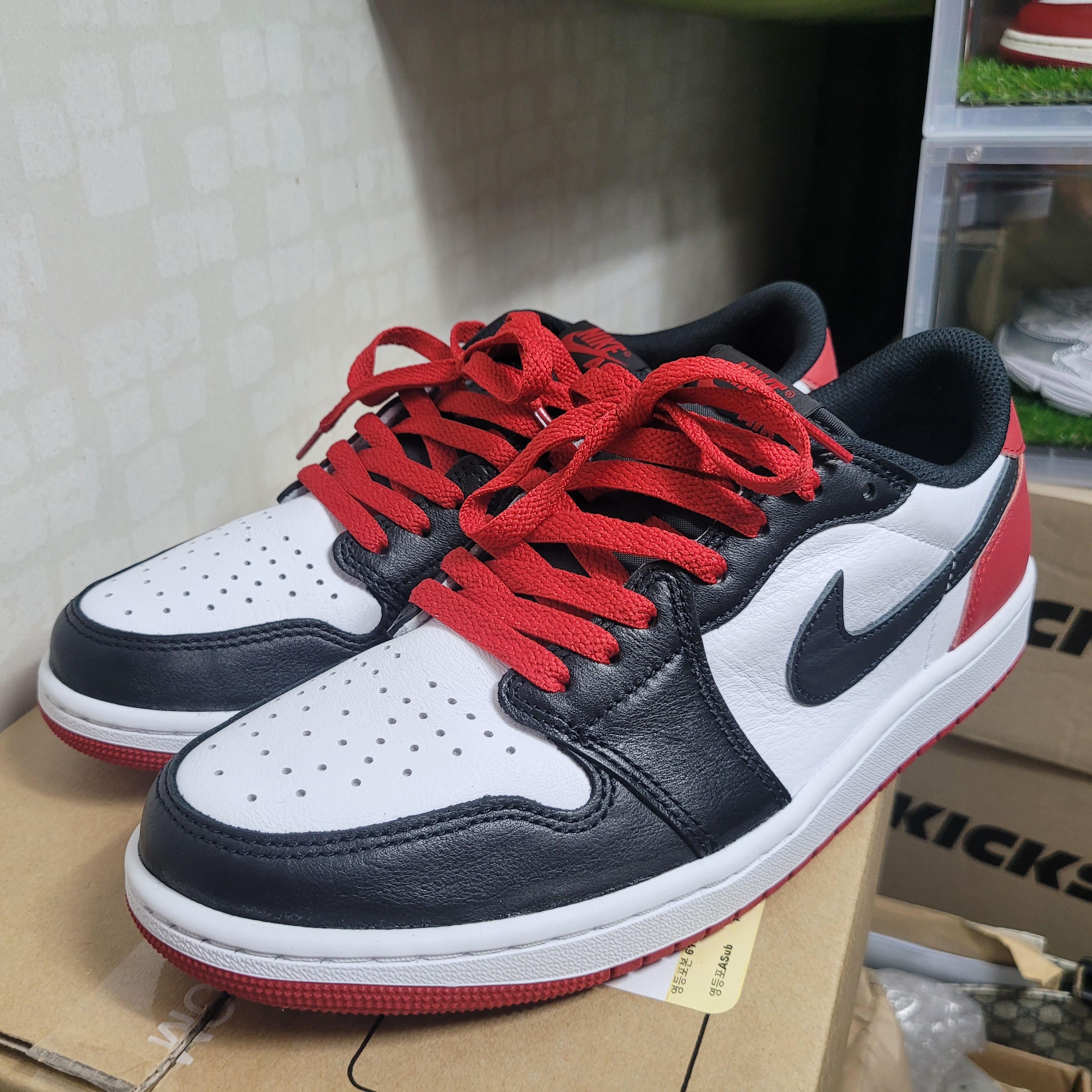 Jordan 1 Retro Low OG Black Toe 착용 스타일