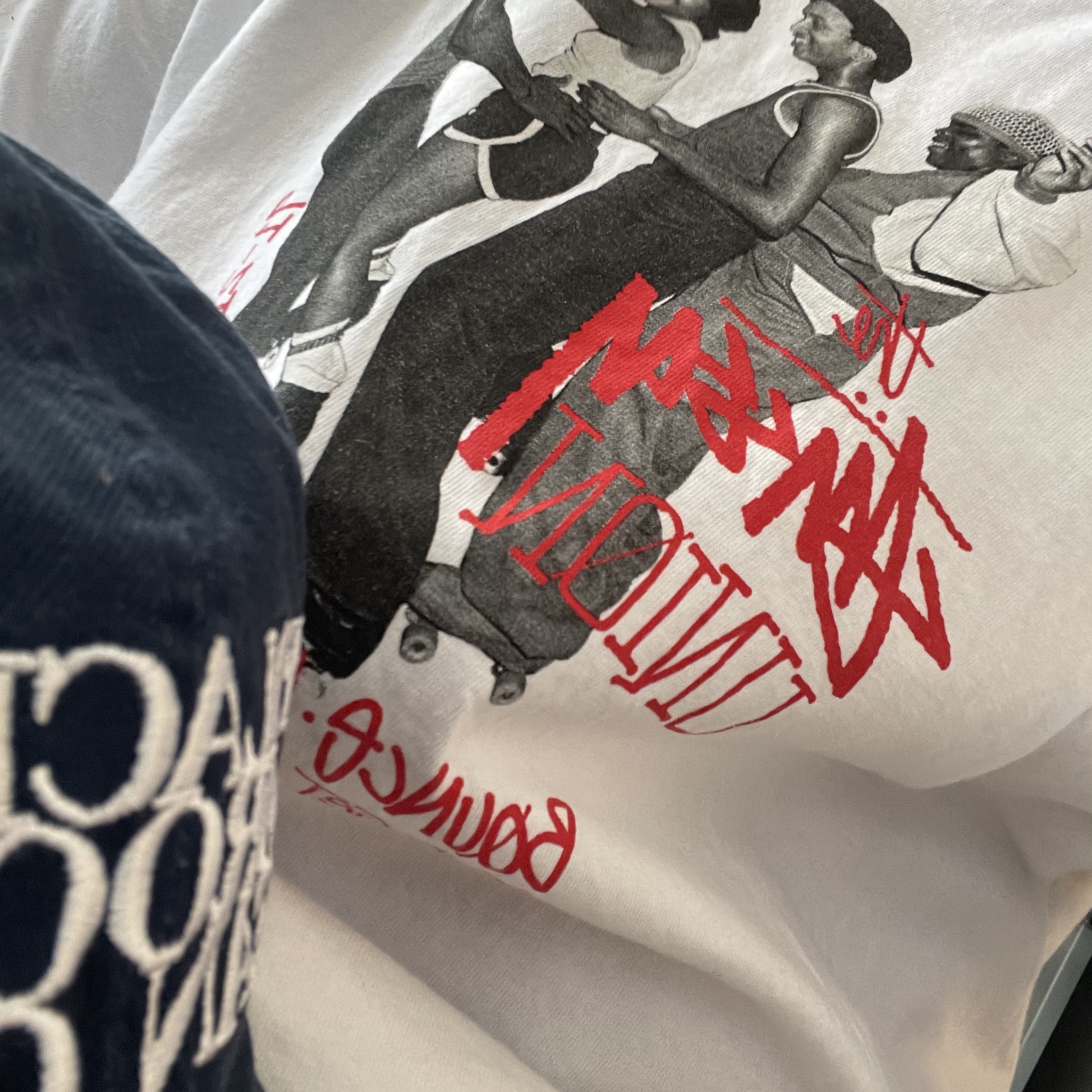 Stussy x Union Free Your Soul T-Shirt White 착용 스타일