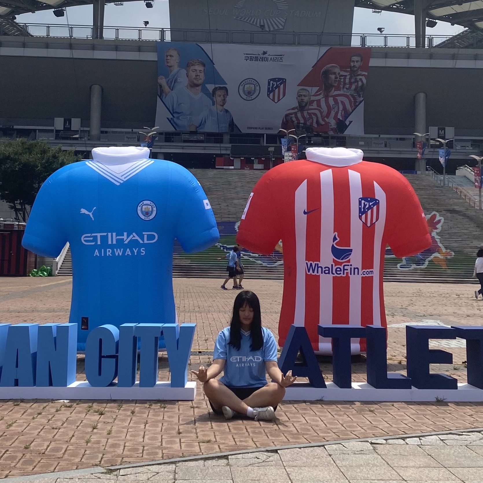 Puma Manchester City 2023/24 Home Jersey Team Light Blue (Non Marking Ver.) 착용 스타일 - 3