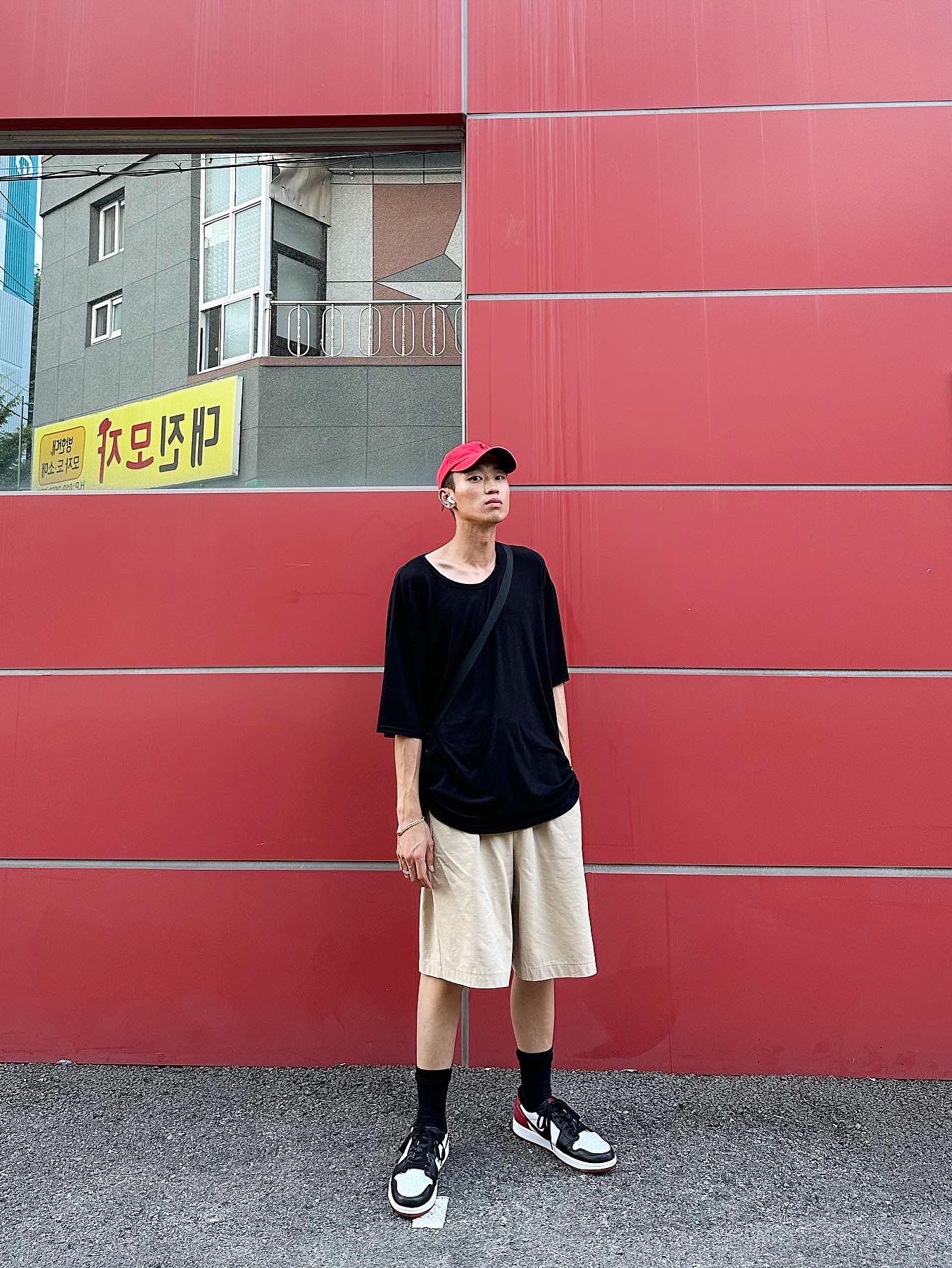 Jordan 1 Retro Low OG Black Toe 착용 스타일 - 1
