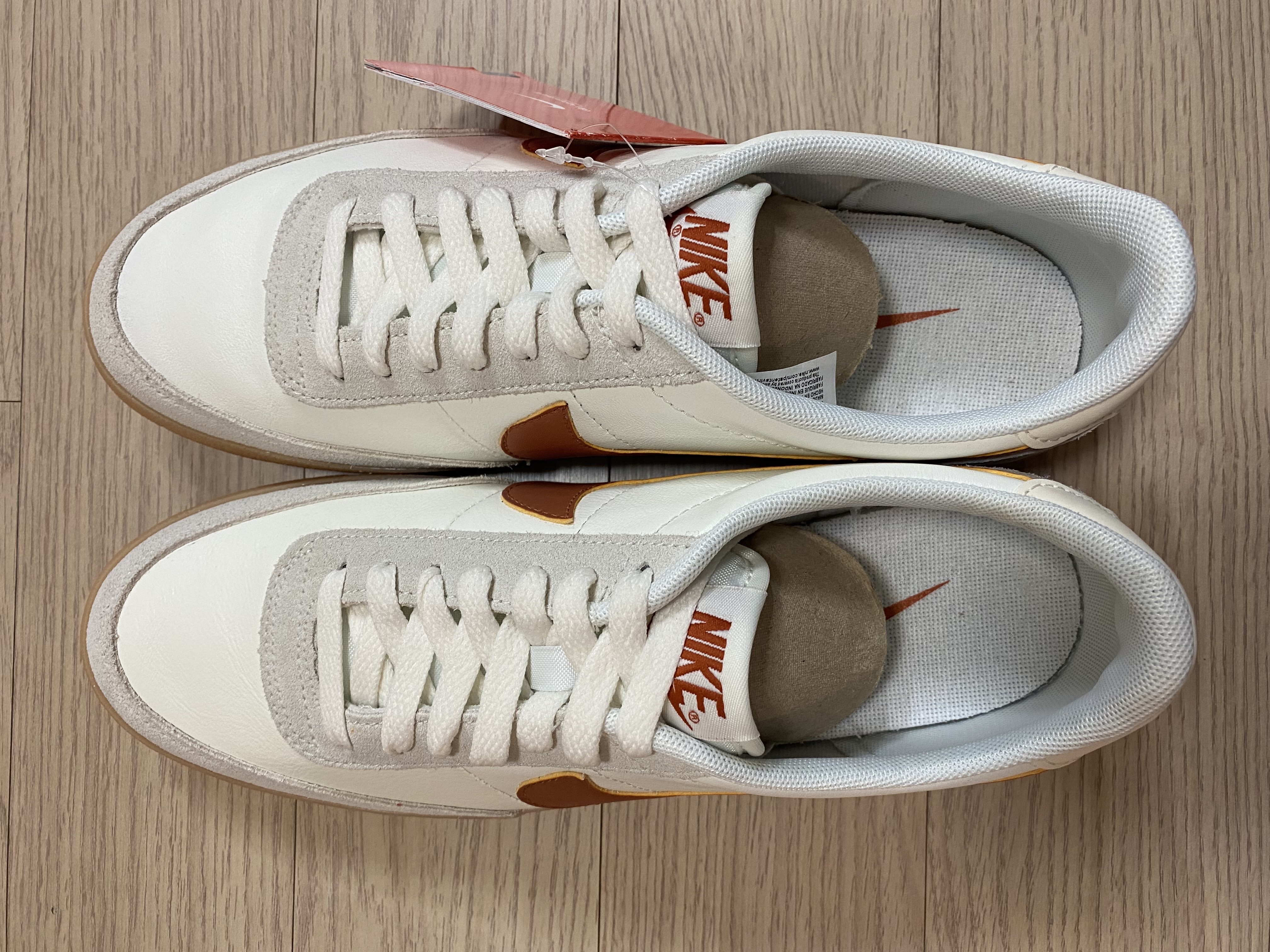 Nike Killshot 2 Leather Sail Desert Orange 착용 스타일