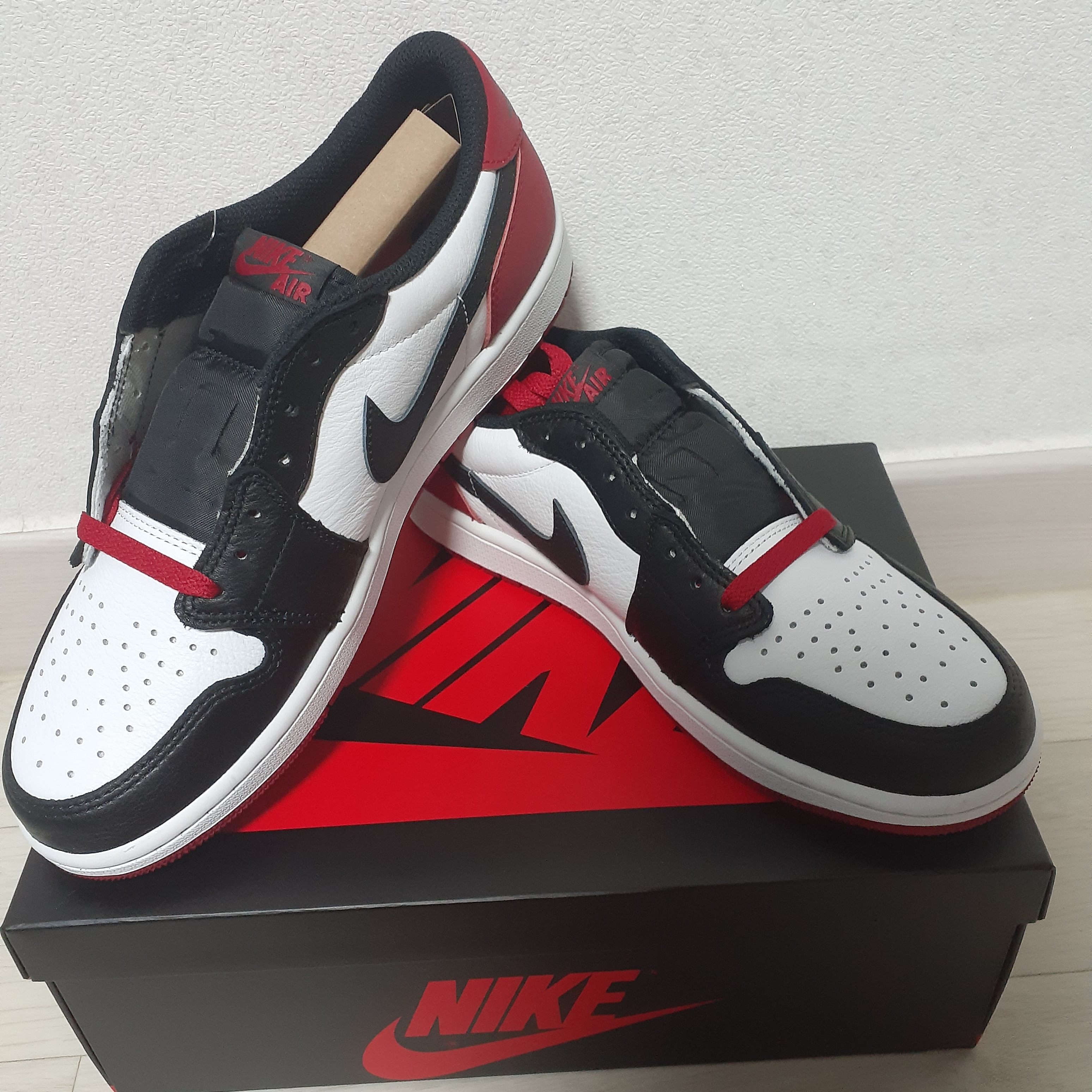 Jordan 1 Retro Low OG Black Toe 착용 스타일