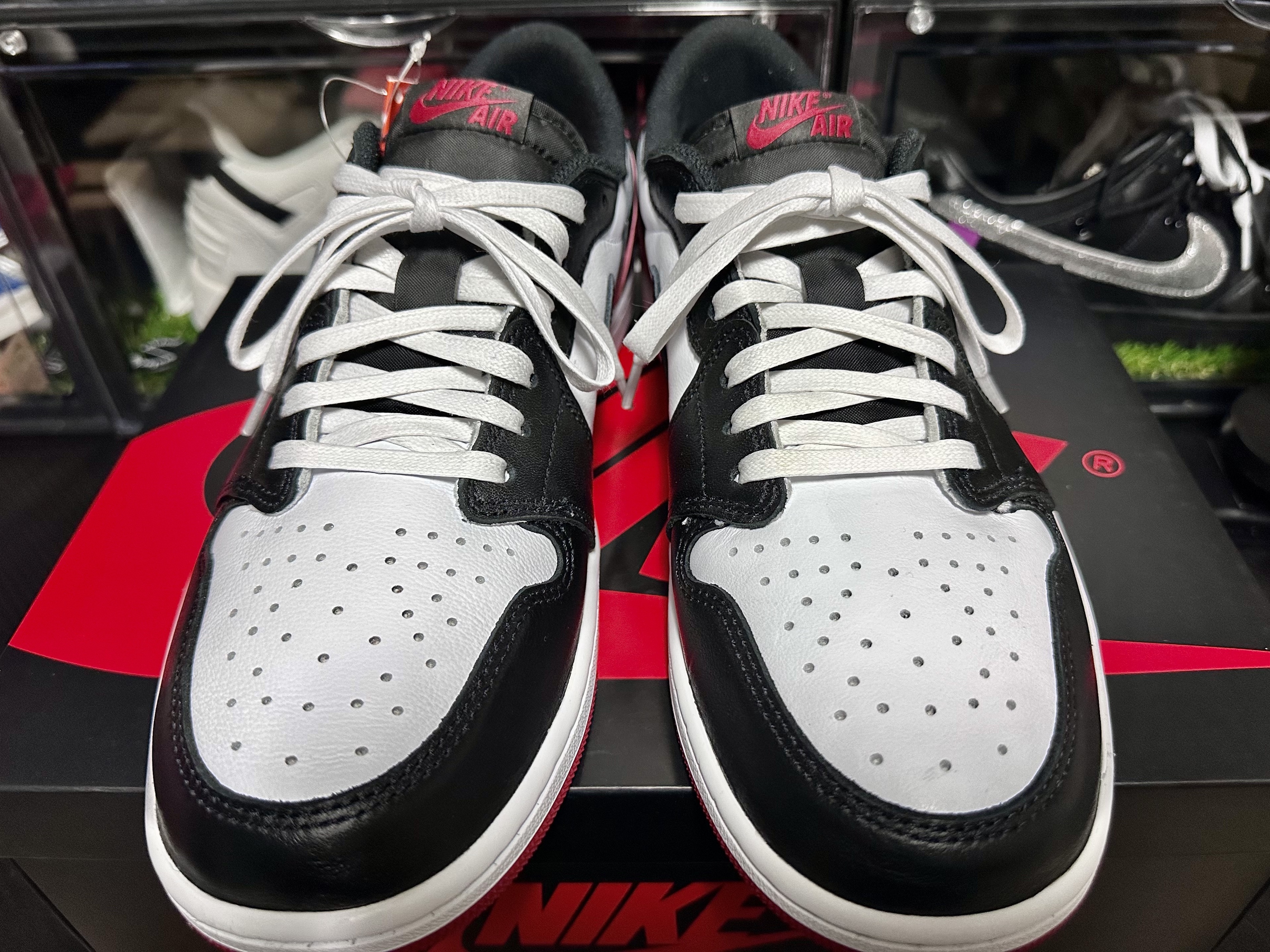 Jordan 1 Retro Low OG Black Toe 착용 스타일 - 3