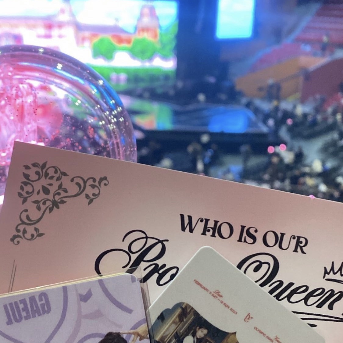 Ive Official Light Stick Ver.1 착용 스타일