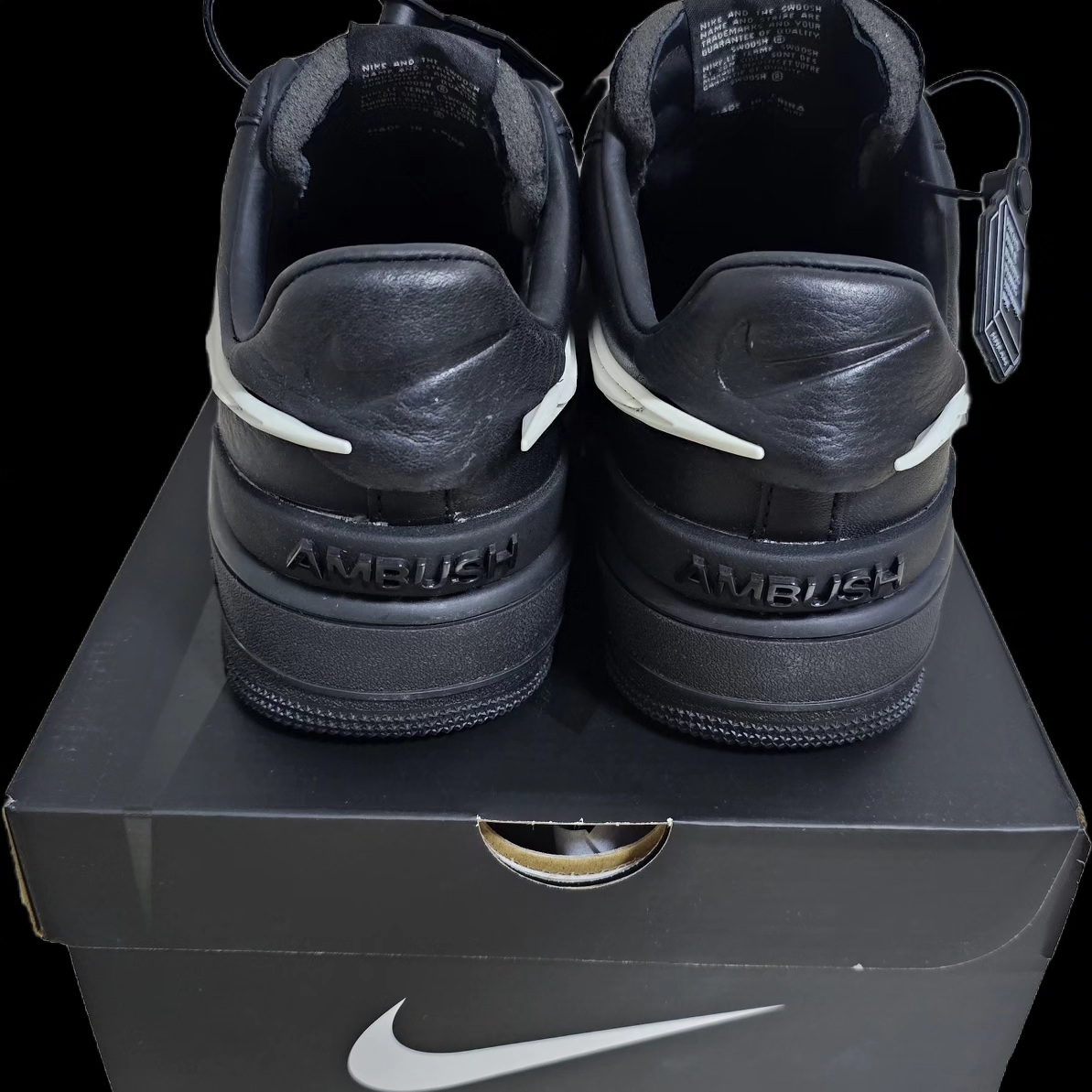 Nike x Ambush Air Force 1 Low SP Black 착용 스타일 - 4