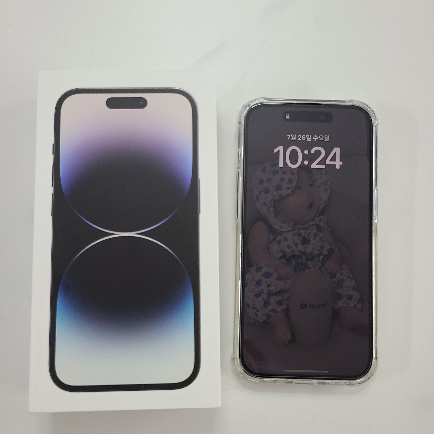 Apple iPhone 14 Pro 256GB Space Black (Korean Ver.) 착용 스타일