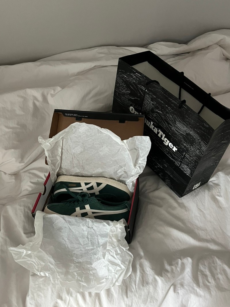 Onitsuka Tiger Mexico Deligation Pine Green 착용 스타일 - 1