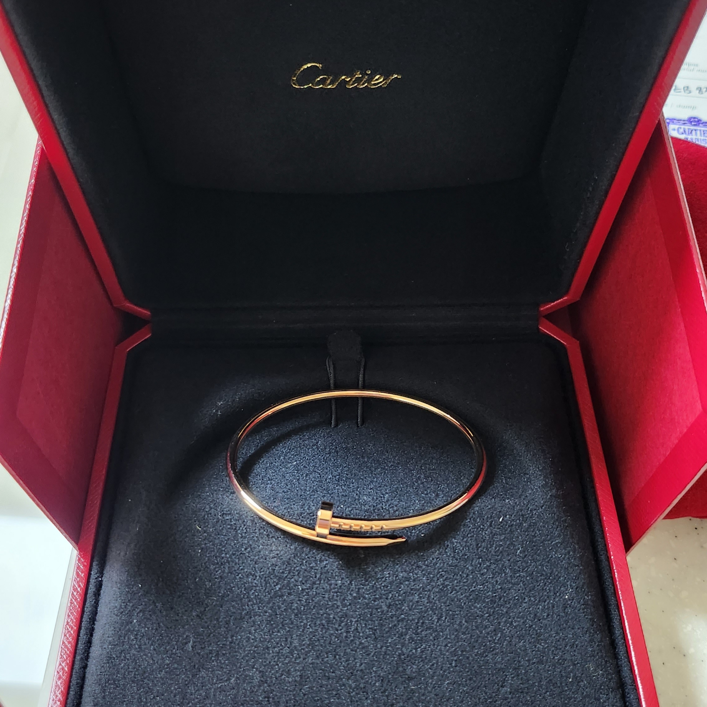 Cartier Juste un Clou Bracelet Small Rose Gold 착용 스타일 - 3