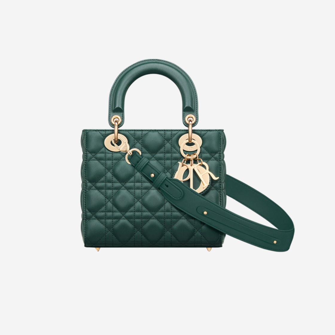 Dior Small Lady Bag My ABCDior Cannage Lambskin Deep Green 상세 이미지 1