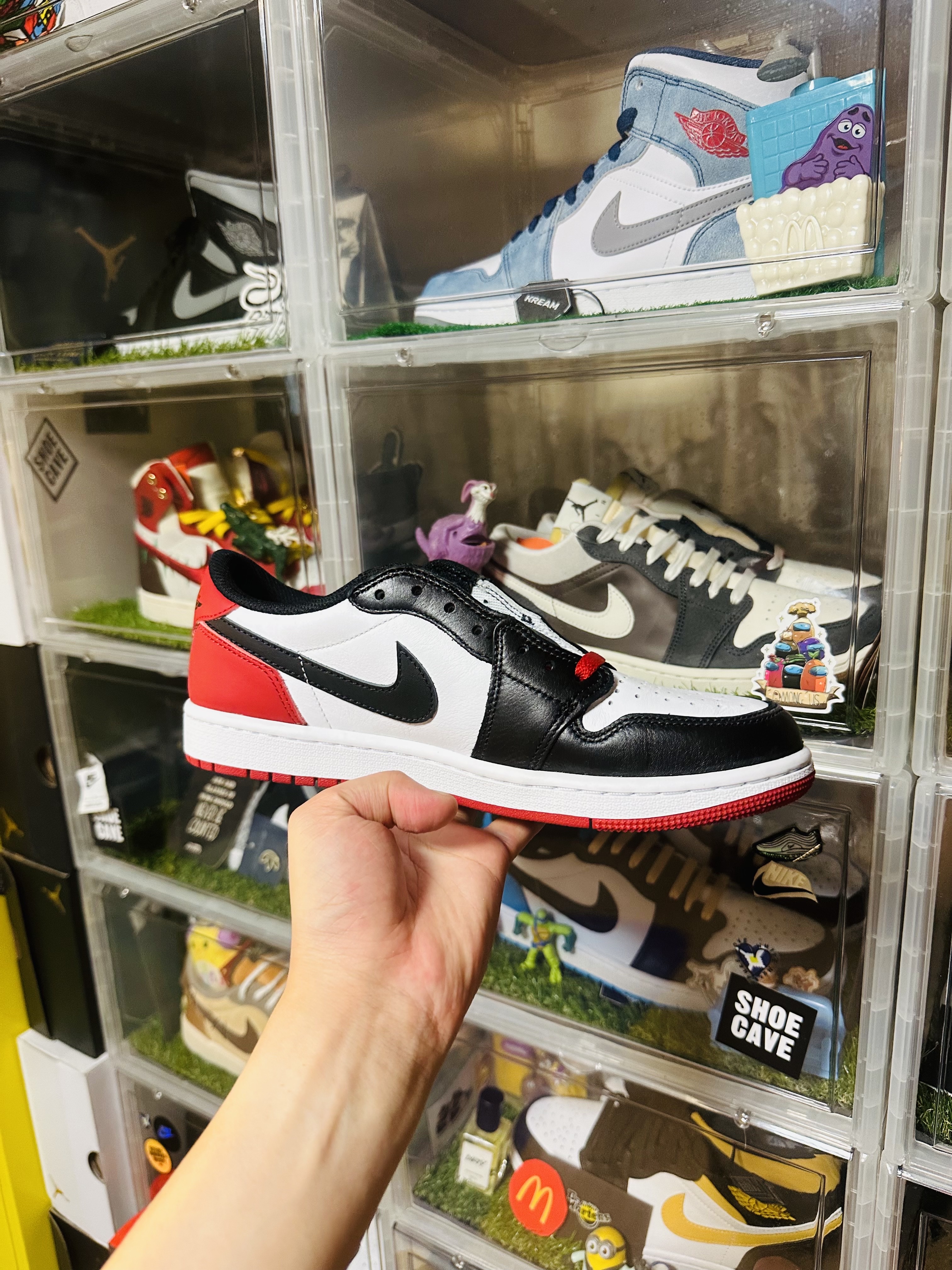 Jordan 1 Retro Low OG Black Toe, Jordan 1 Low Kkachi 착용 스타일 - 3