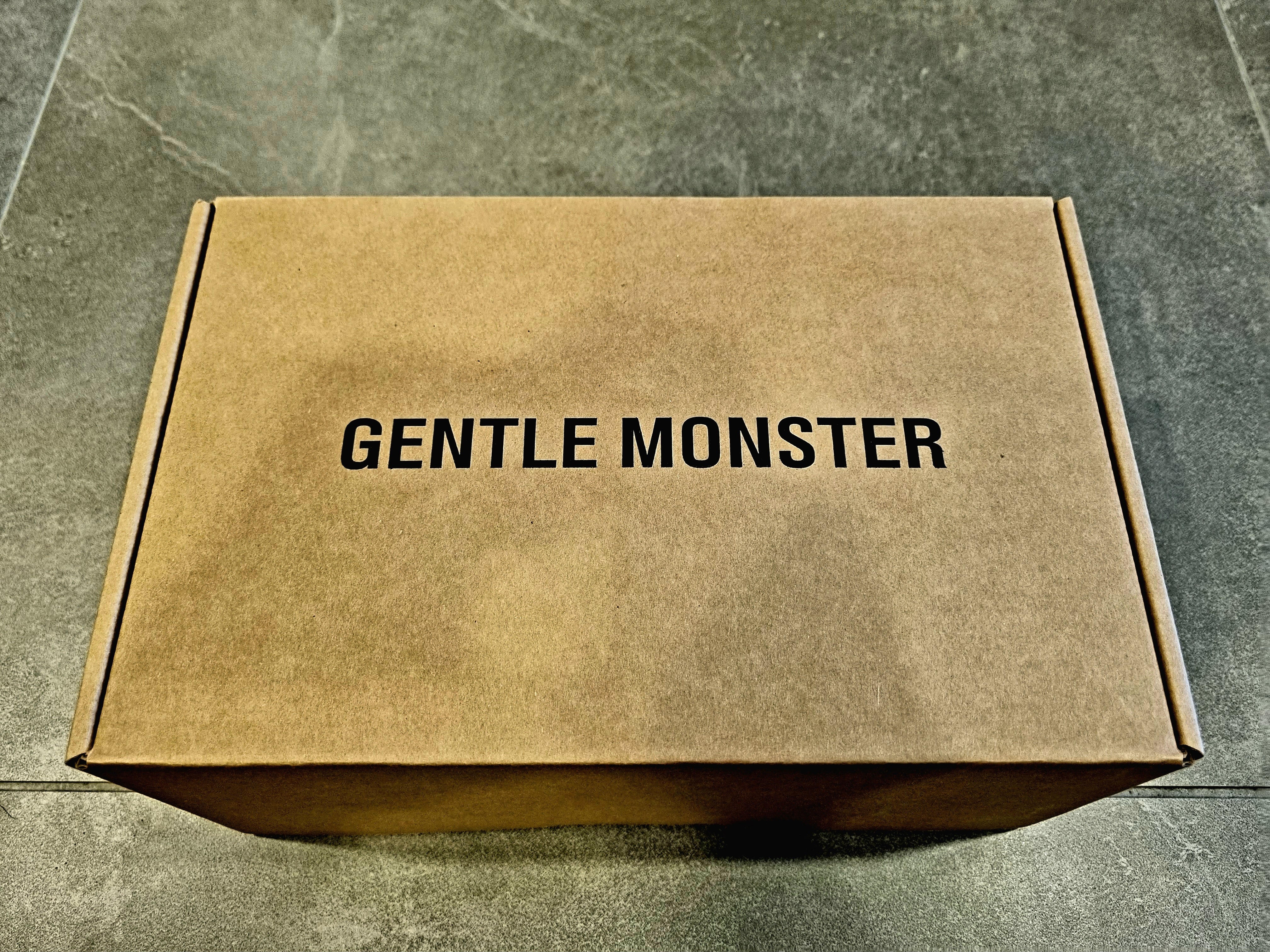 Gentle Monster x Maison Margiela MM004 Grey Black 착용 스타일 - 1