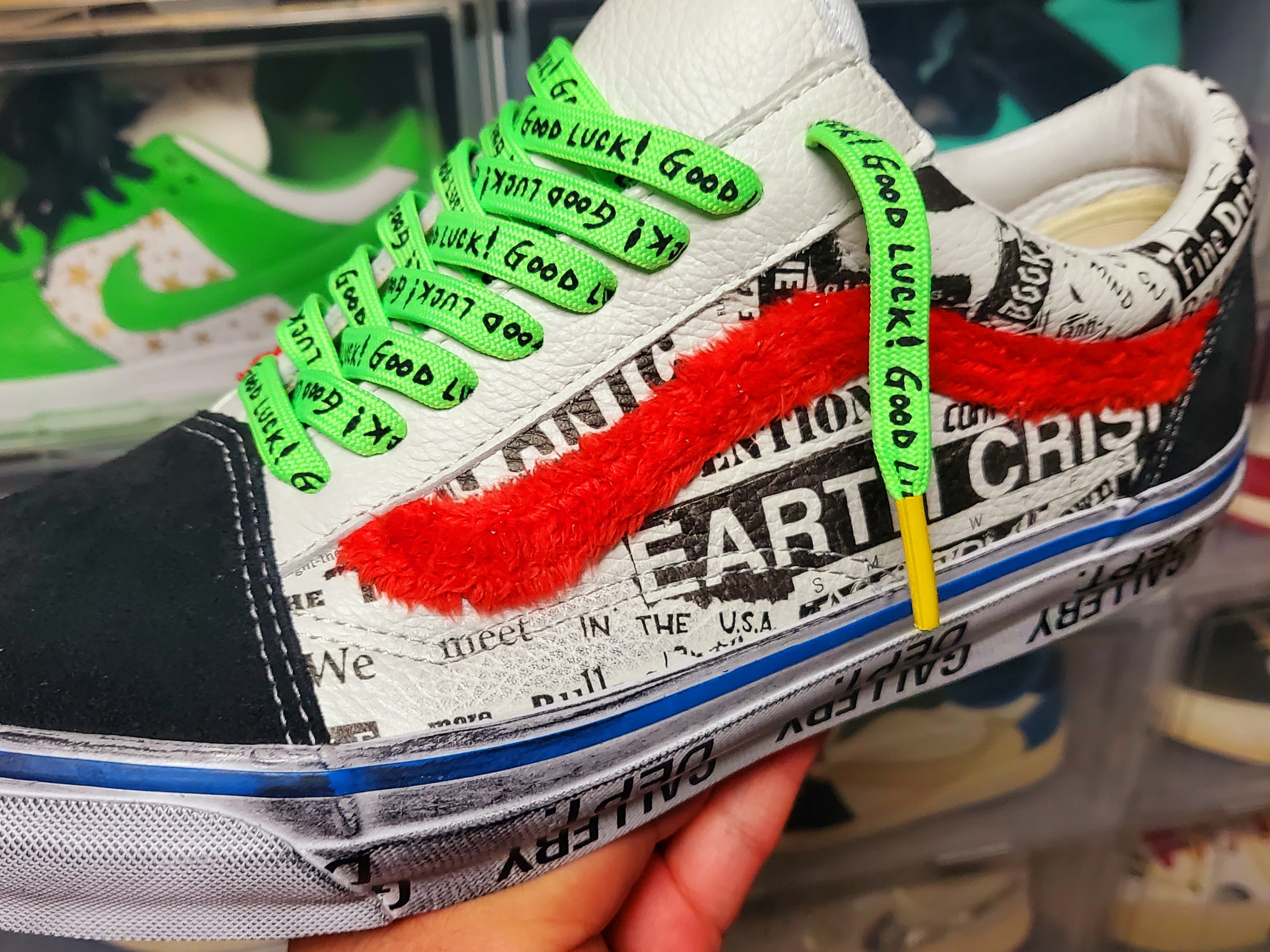 Vans Vault x Gallery Dept. OG Old Skool LX 착용 스타일 - 5