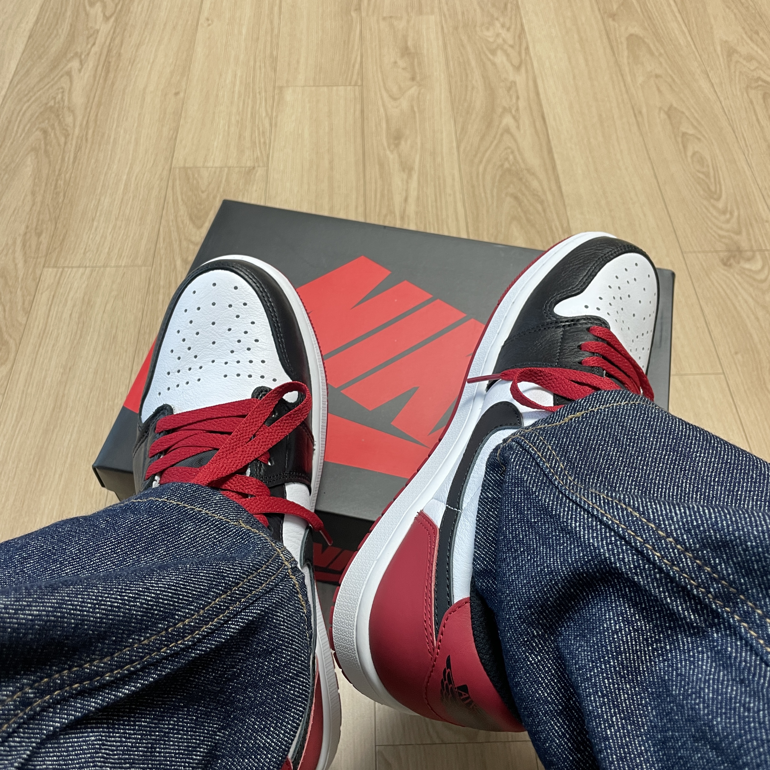 Jordan 1 Retro Low OG Black Toe 착용 스타일