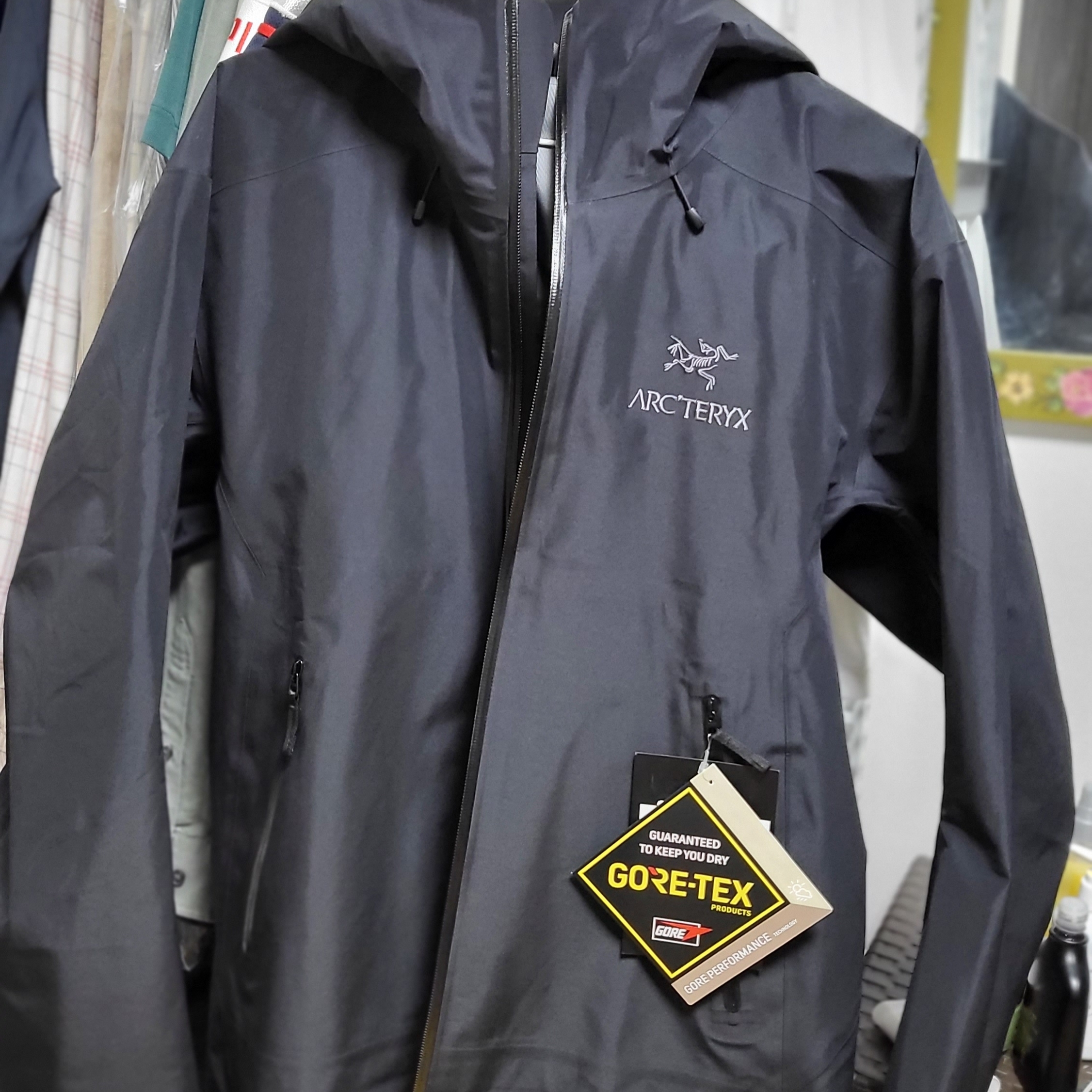 Arc'teryx Beta LT Jacket Black 착용 스타일