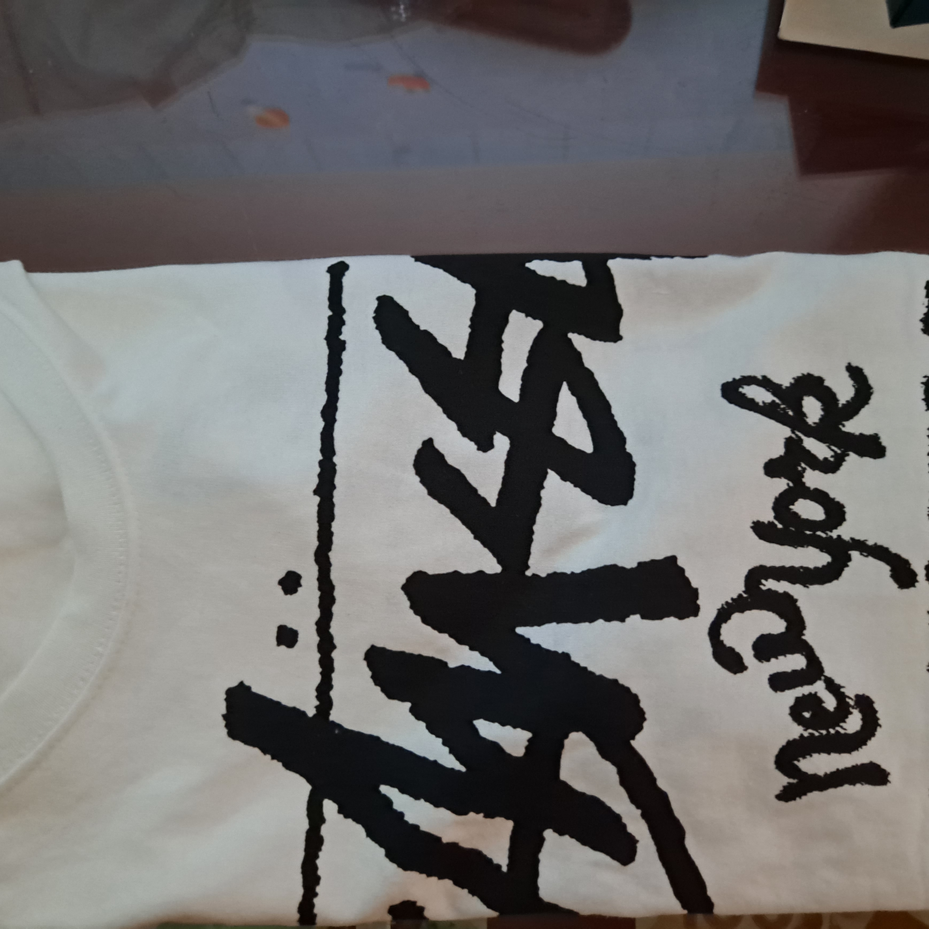 Stussy Tour T-Shirt White 착용 스타일