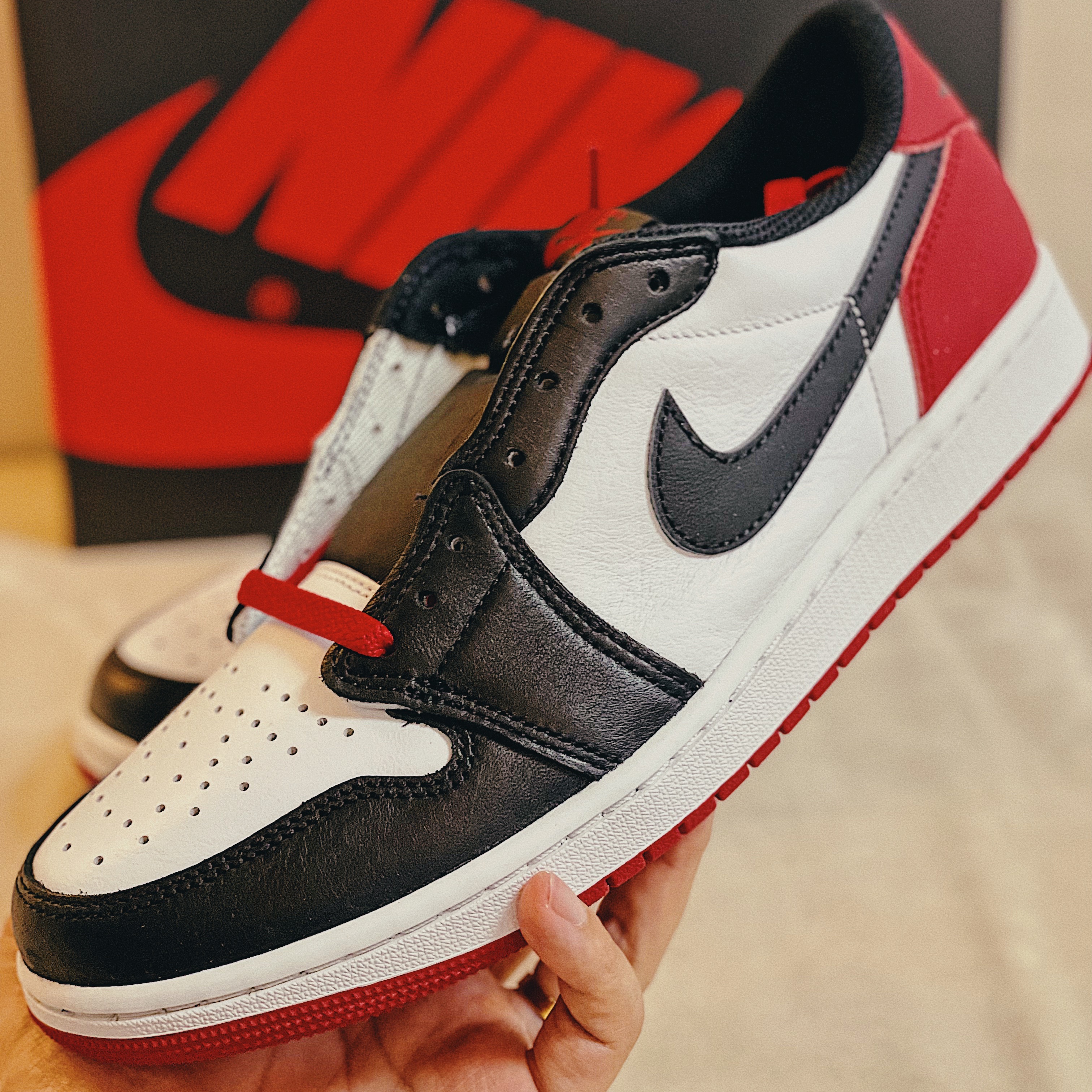 Jordan 1 Retro Low OG Black Toe 착용 스타일