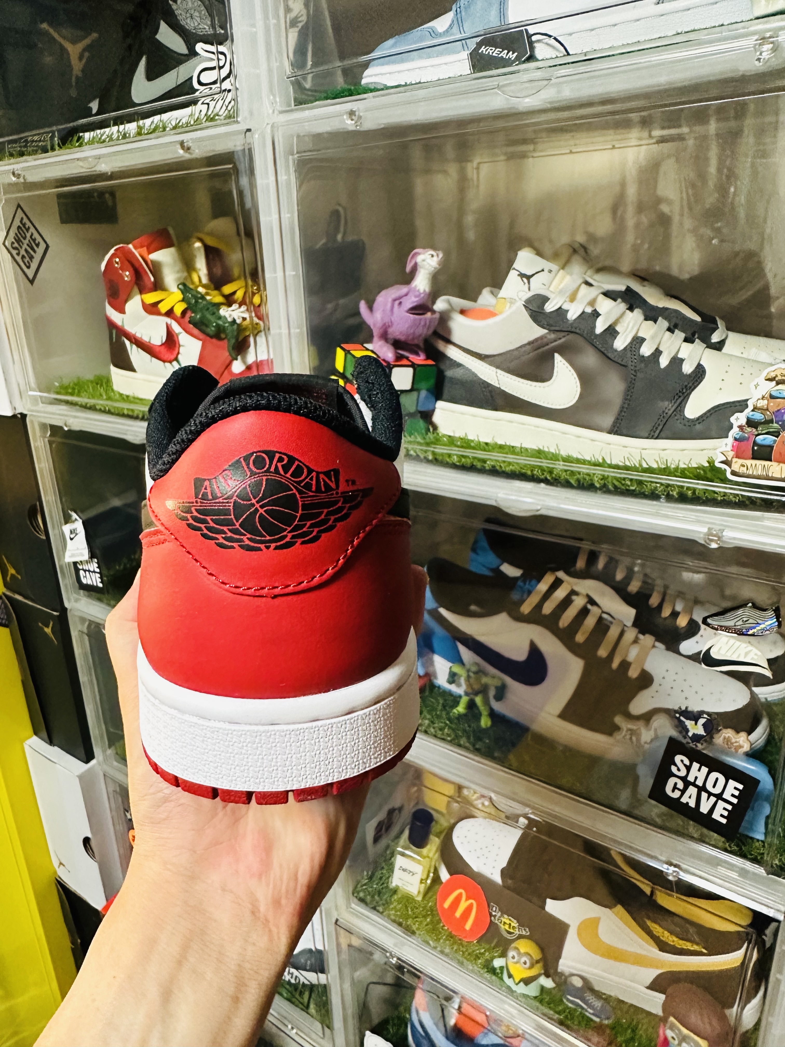 Jordan 1 Retro Low OG Black Toe, Jordan 1 Low Kkachi 착용 스타일 - 2