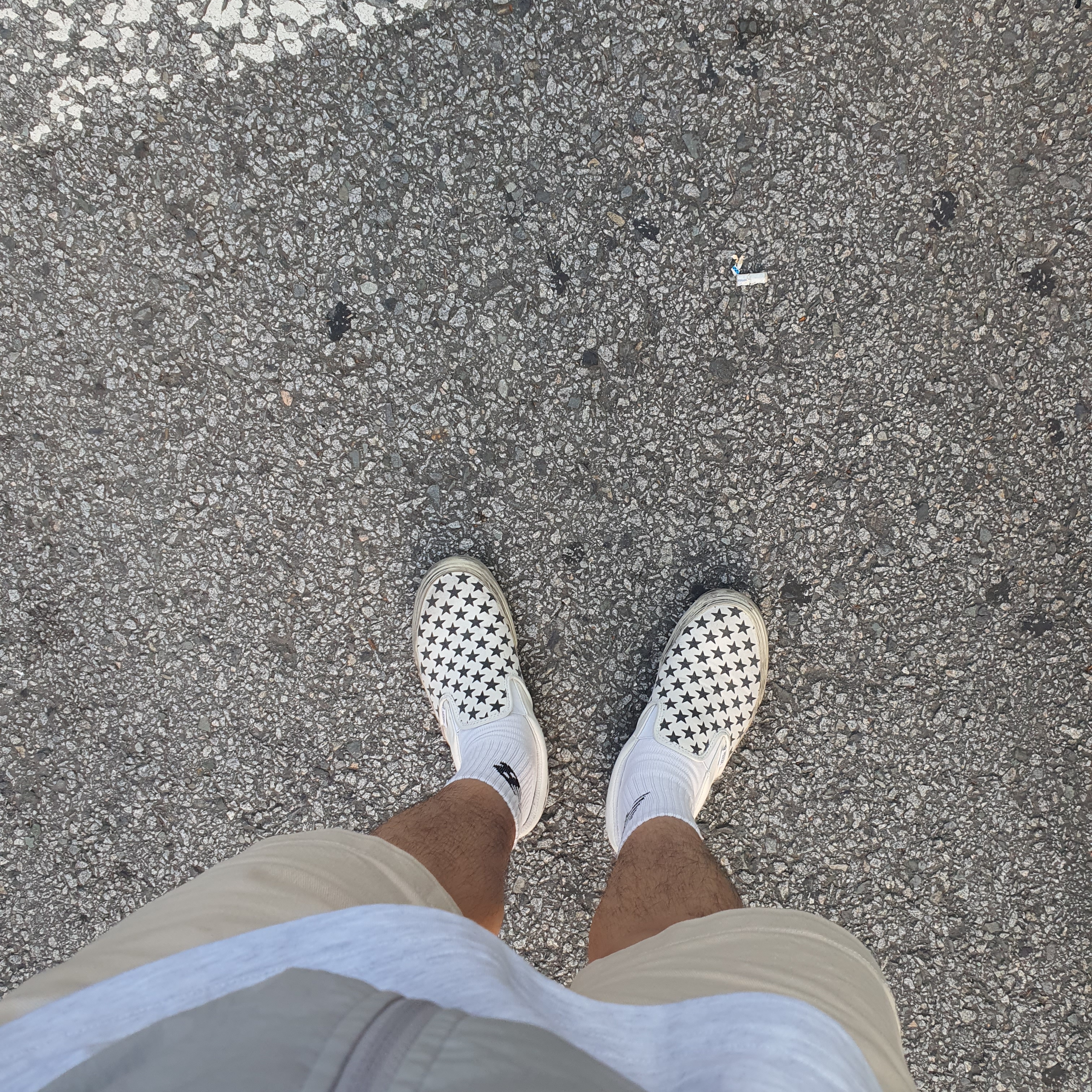 Vans Vault x Bianca Chandon Classic Slip-On LX Stressed Black White 착용 스타일