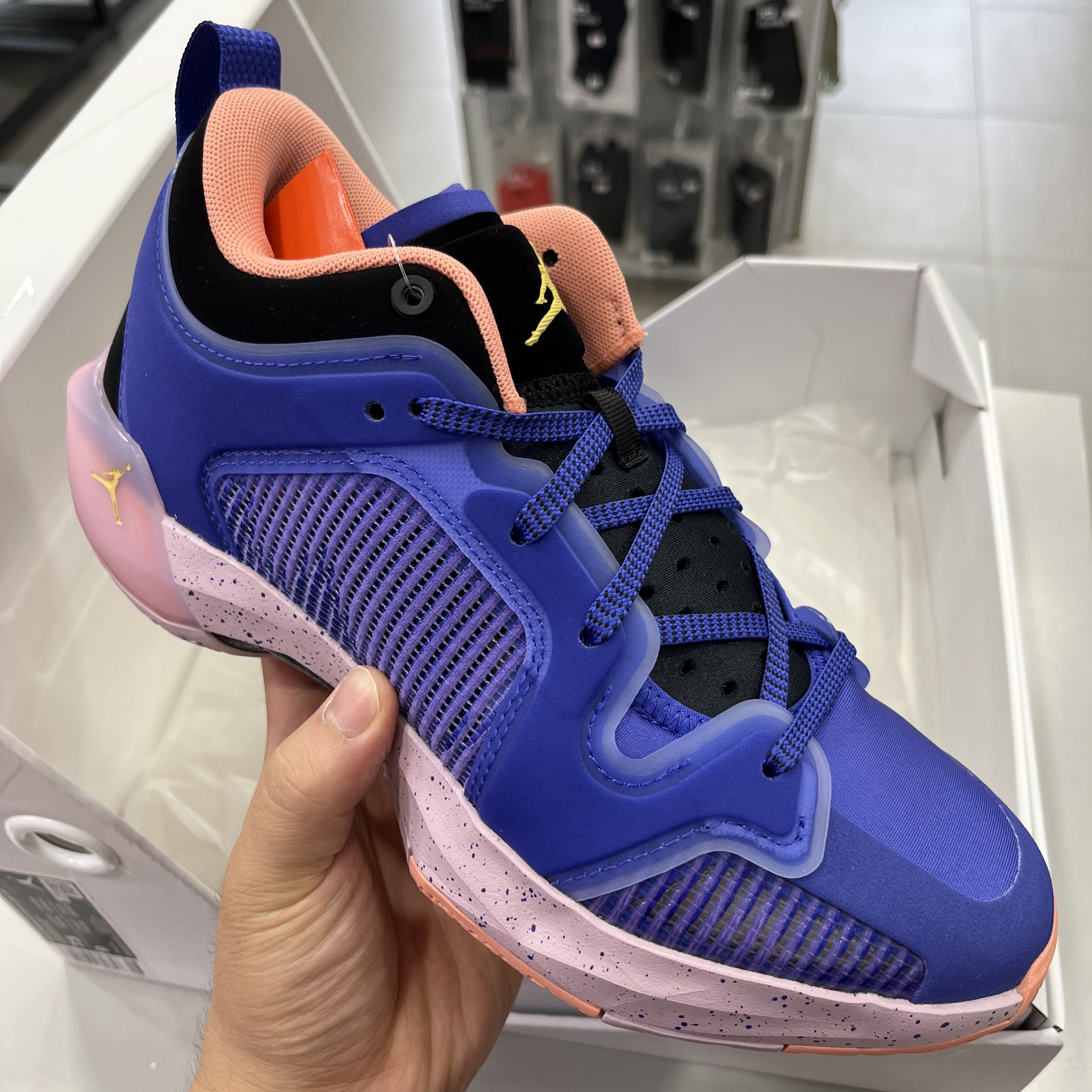 Jordan XXXVII Low PF Lapis 착용 스타일 - 1
