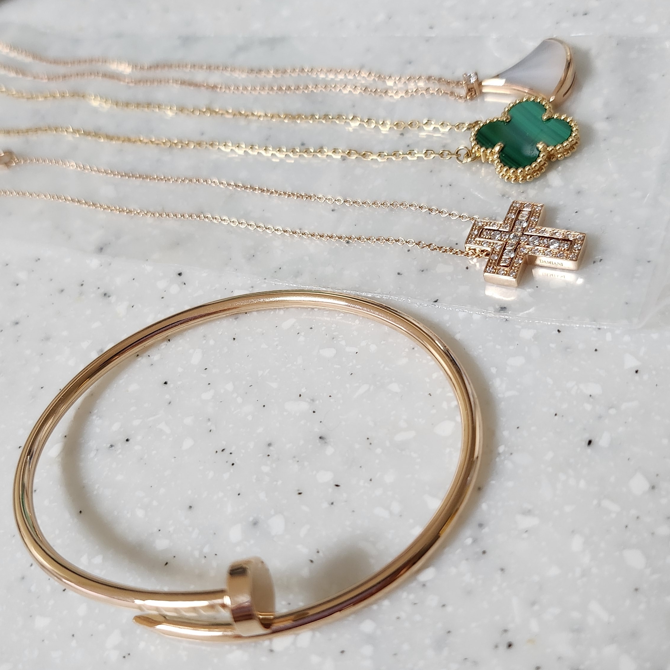 Cartier Juste un Clou Bracelet Small Rose Gold 착용 스타일 - 4
