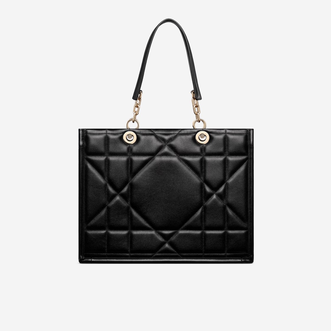 Dior Medium Dior Essential Tote Bag Archicannage Calfskin Black 상세 이미지 1