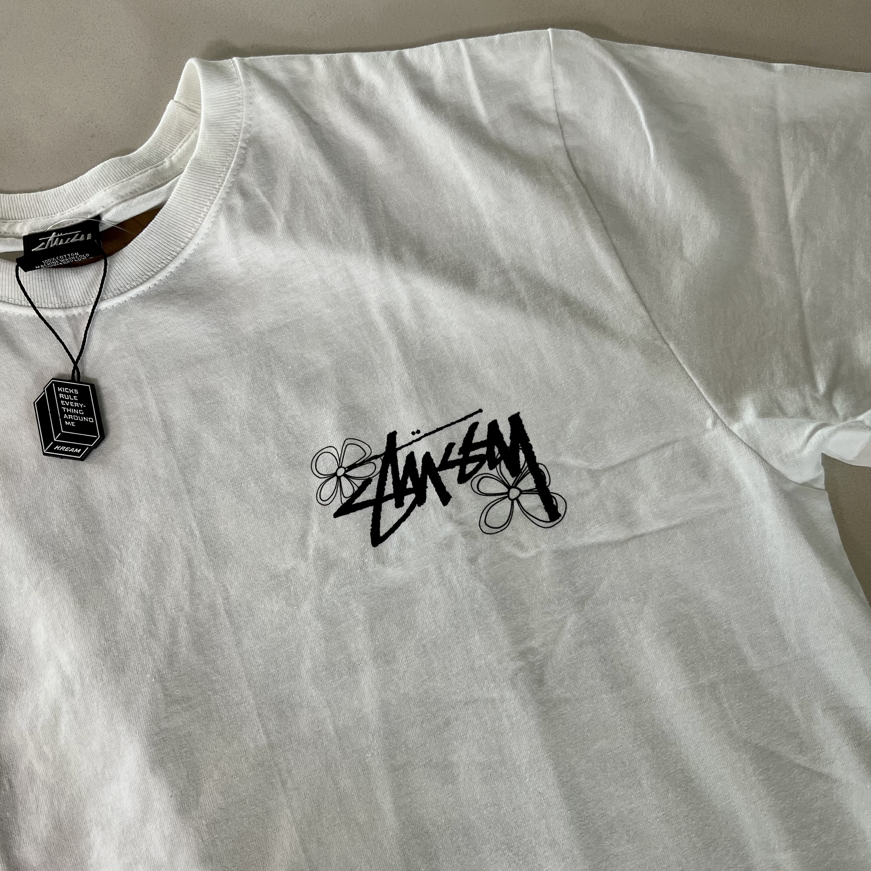 Stussy Summer LB T-Shirt White 착용 스타일 - 2